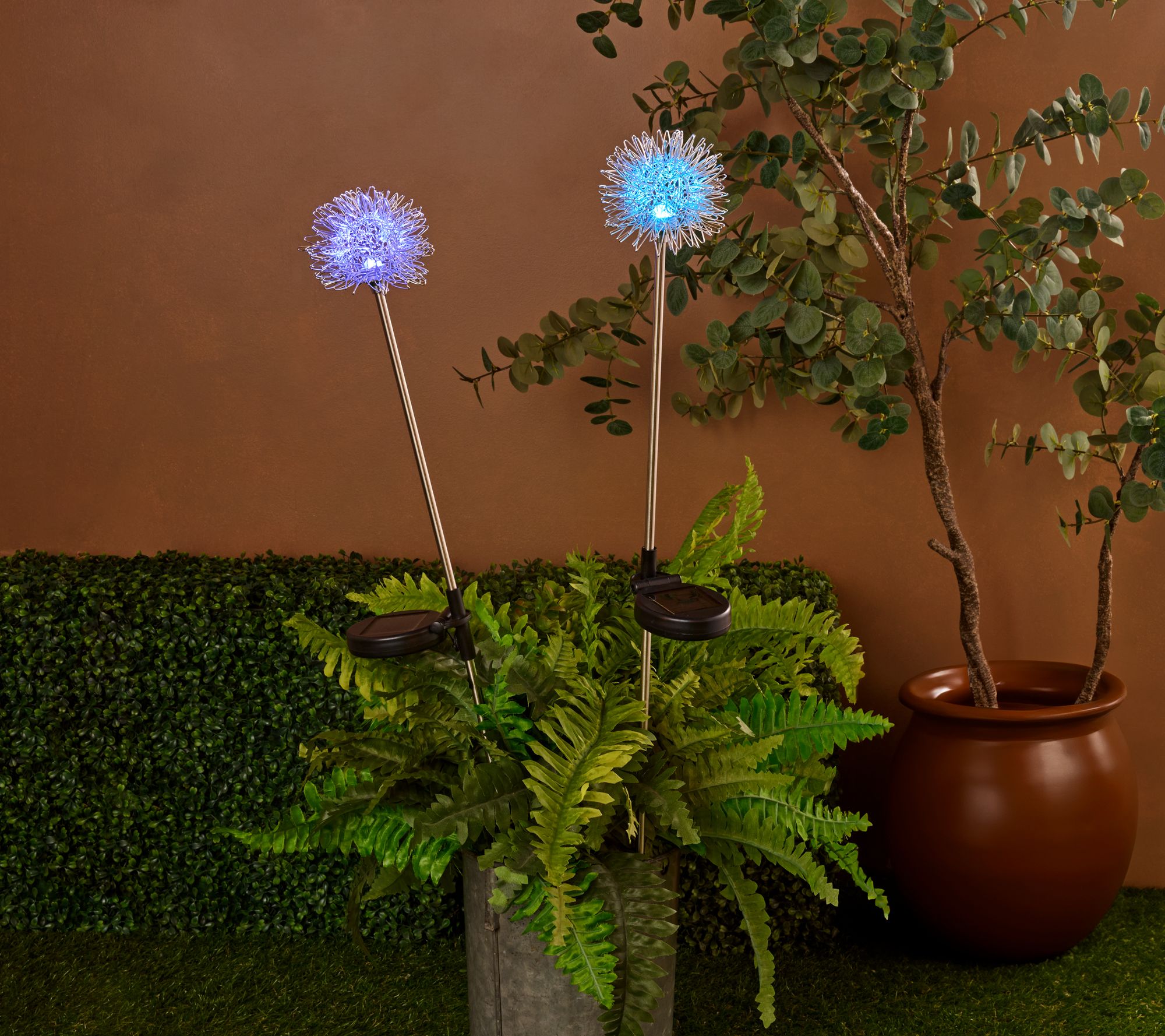 Ultimate Innovations Illuminated Dandelion Set of 2 Stakes