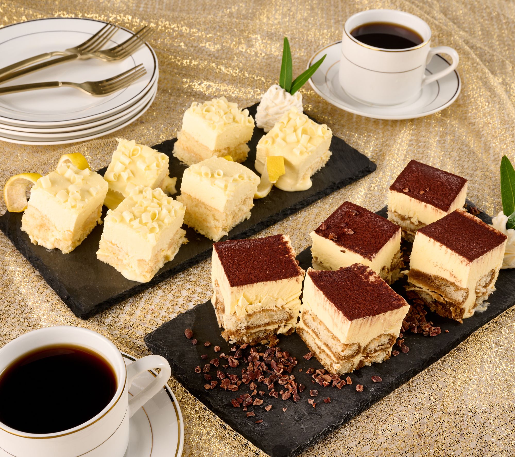 Delizioso Desserts (2) 2 lb Italian Dessert Trays