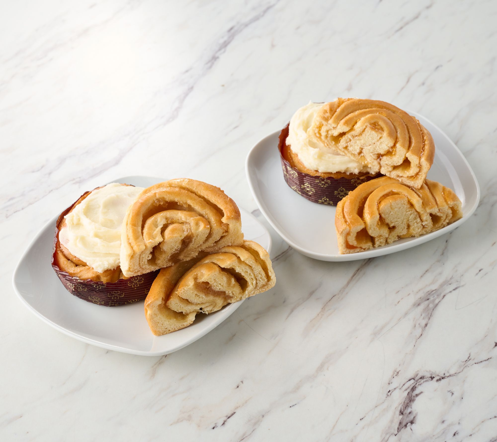 Jimmy the Baker (12) 5.25-oz Apple or Peach Rolls with Icing