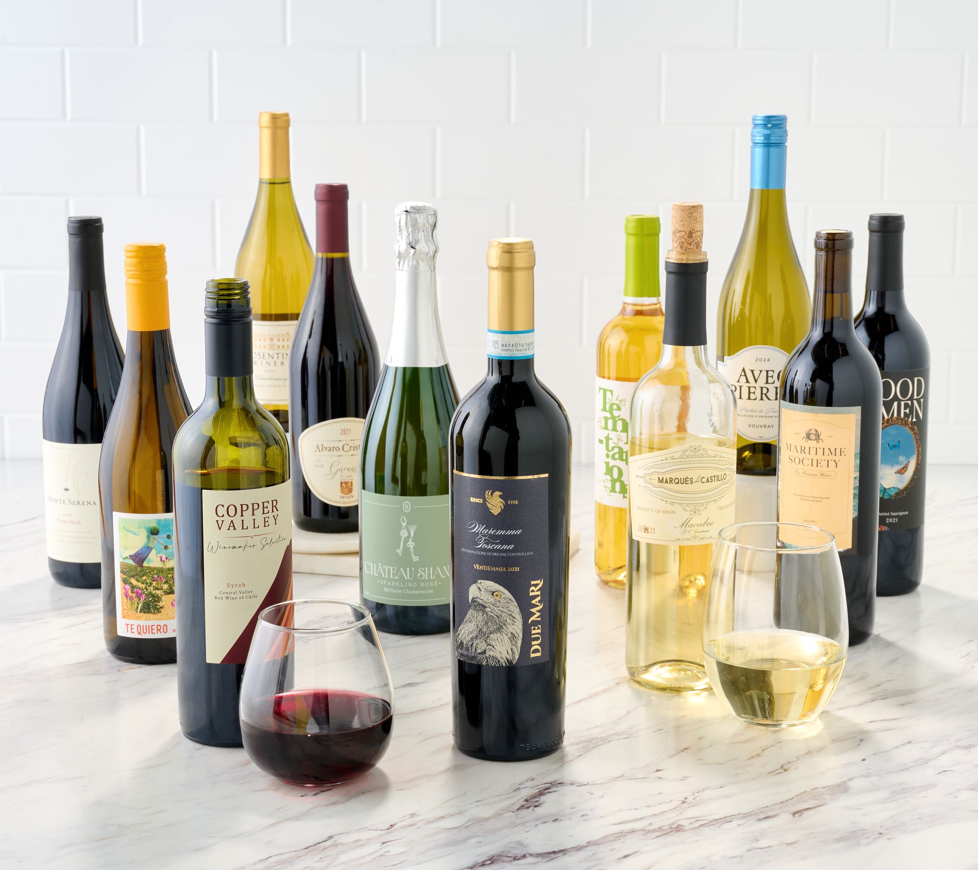 Hemisphere (12) 750-ml Btl Holiday Celebration Wine | QVC