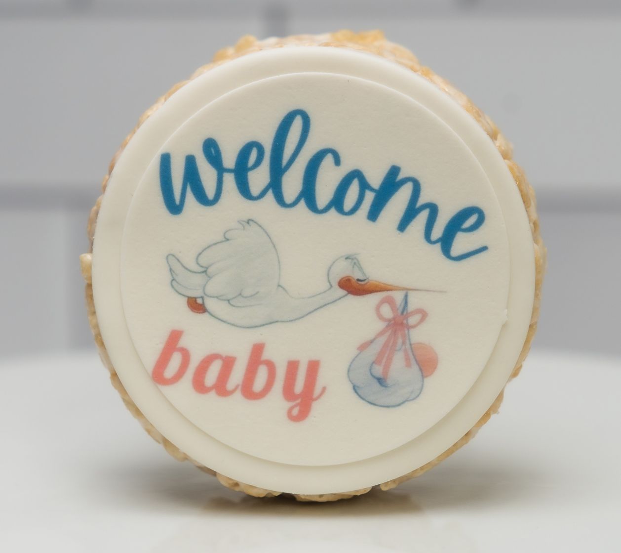 Creative Crispies 12 Piece Baby Pink Gift Basket