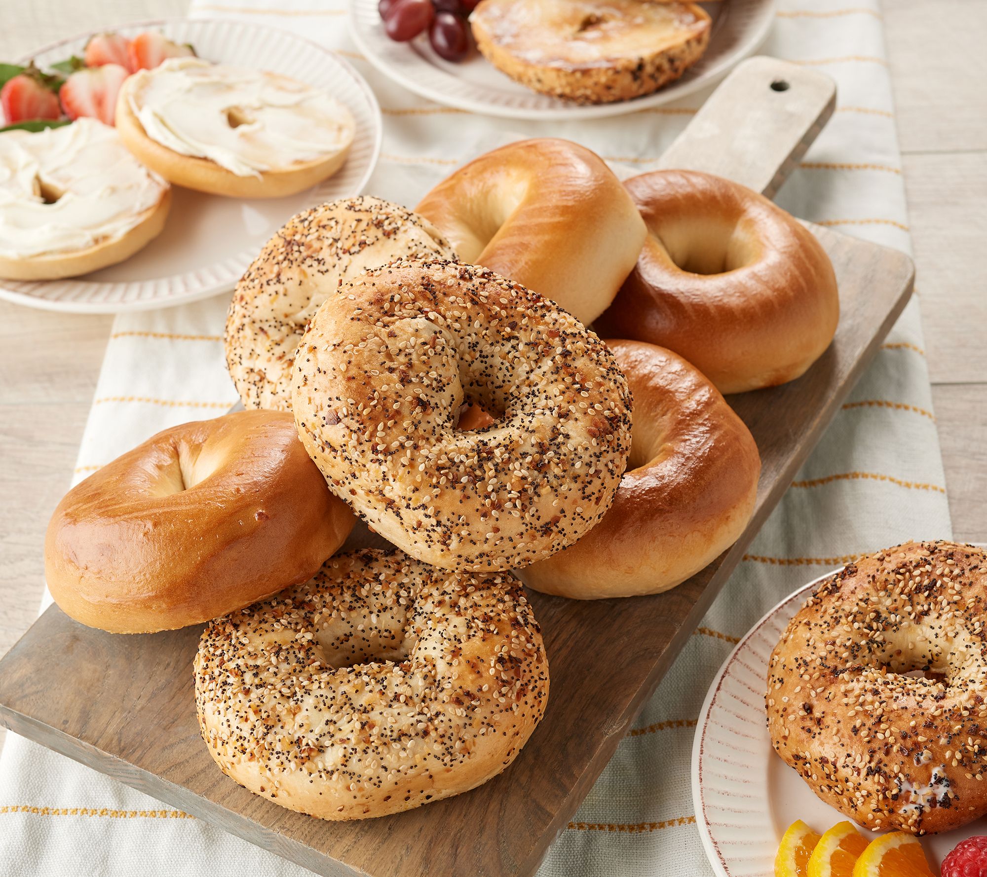 Just Bagels (24) 4 oz NYC Everything Bagel Assortment