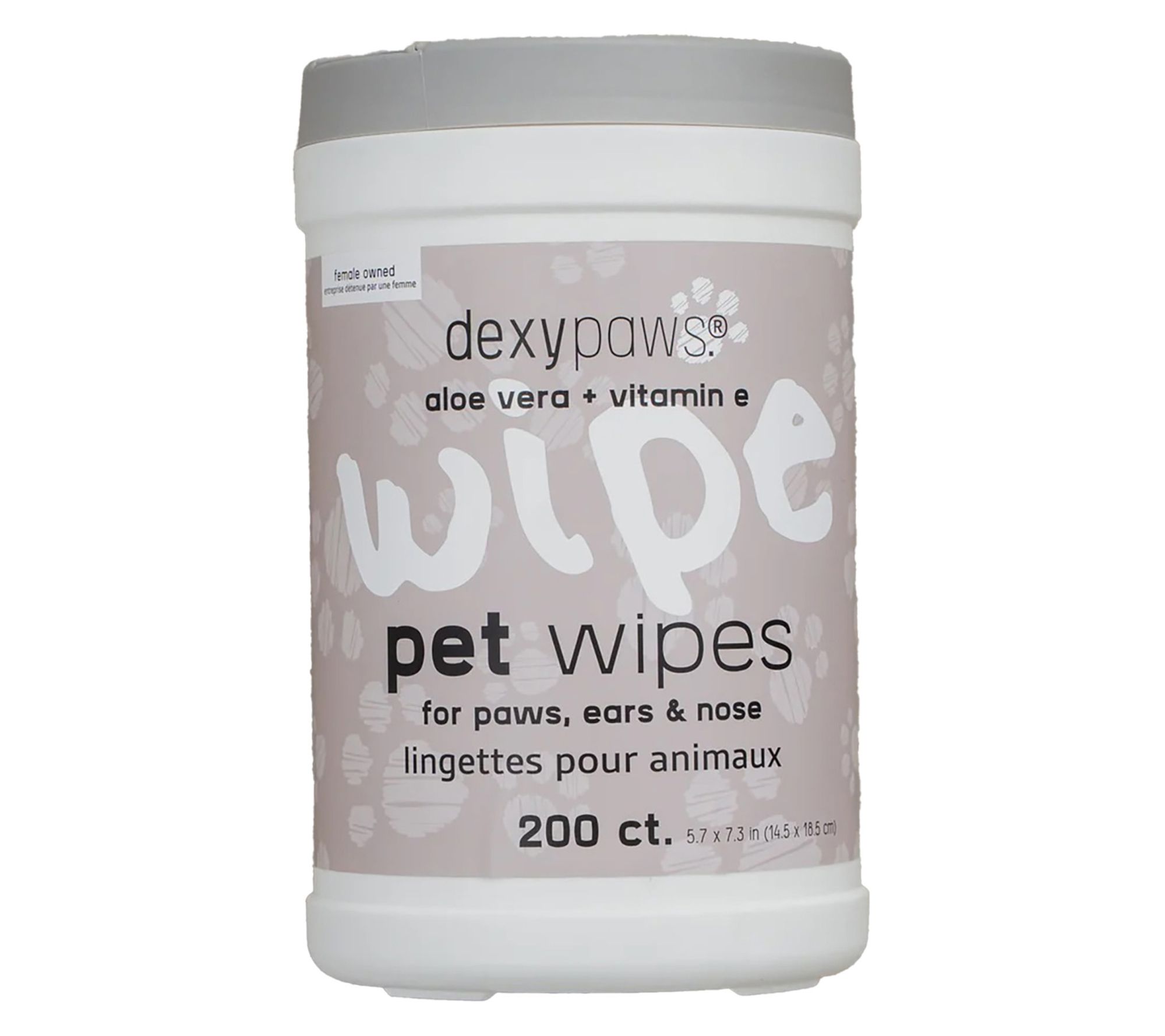 Dexypaws Pet Wipes 200ct Cleaning Wipes Aloe Vera & Vitamin E