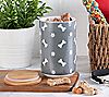 Design Imports Tossed Bone & Paw Print CeramicTreat Canister, 3 of 6