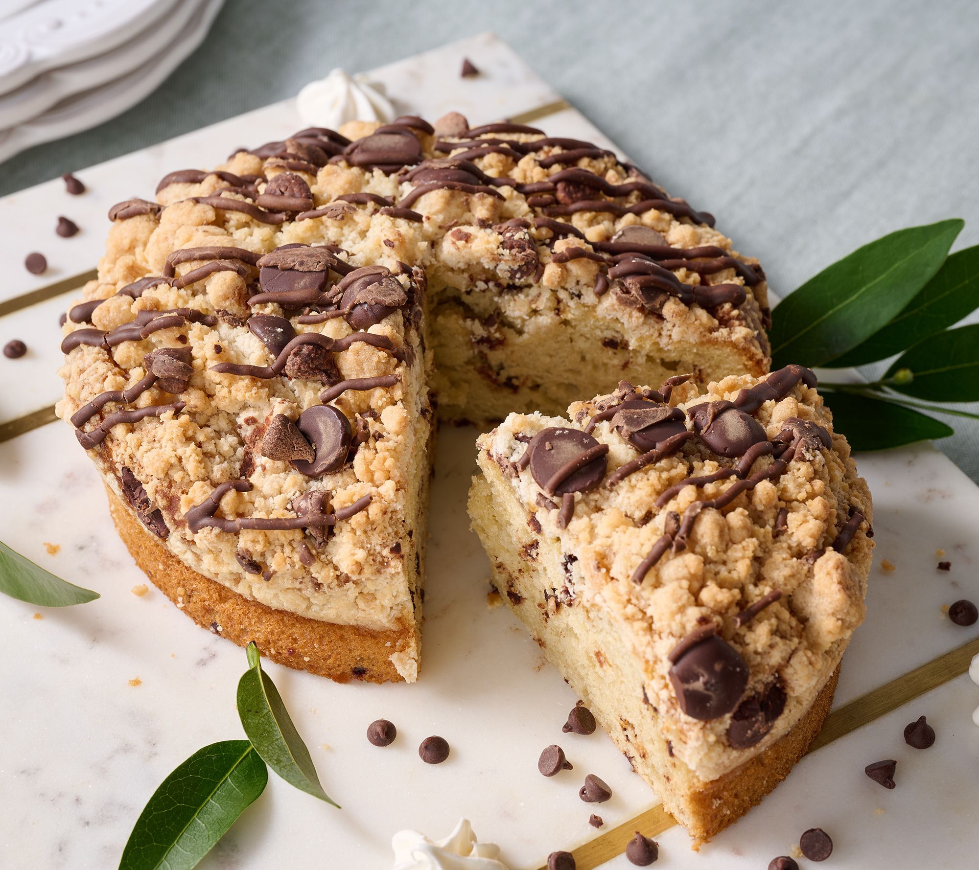 Hahn's Bakery (2) 6" German Coffee Cakes With Drizzle