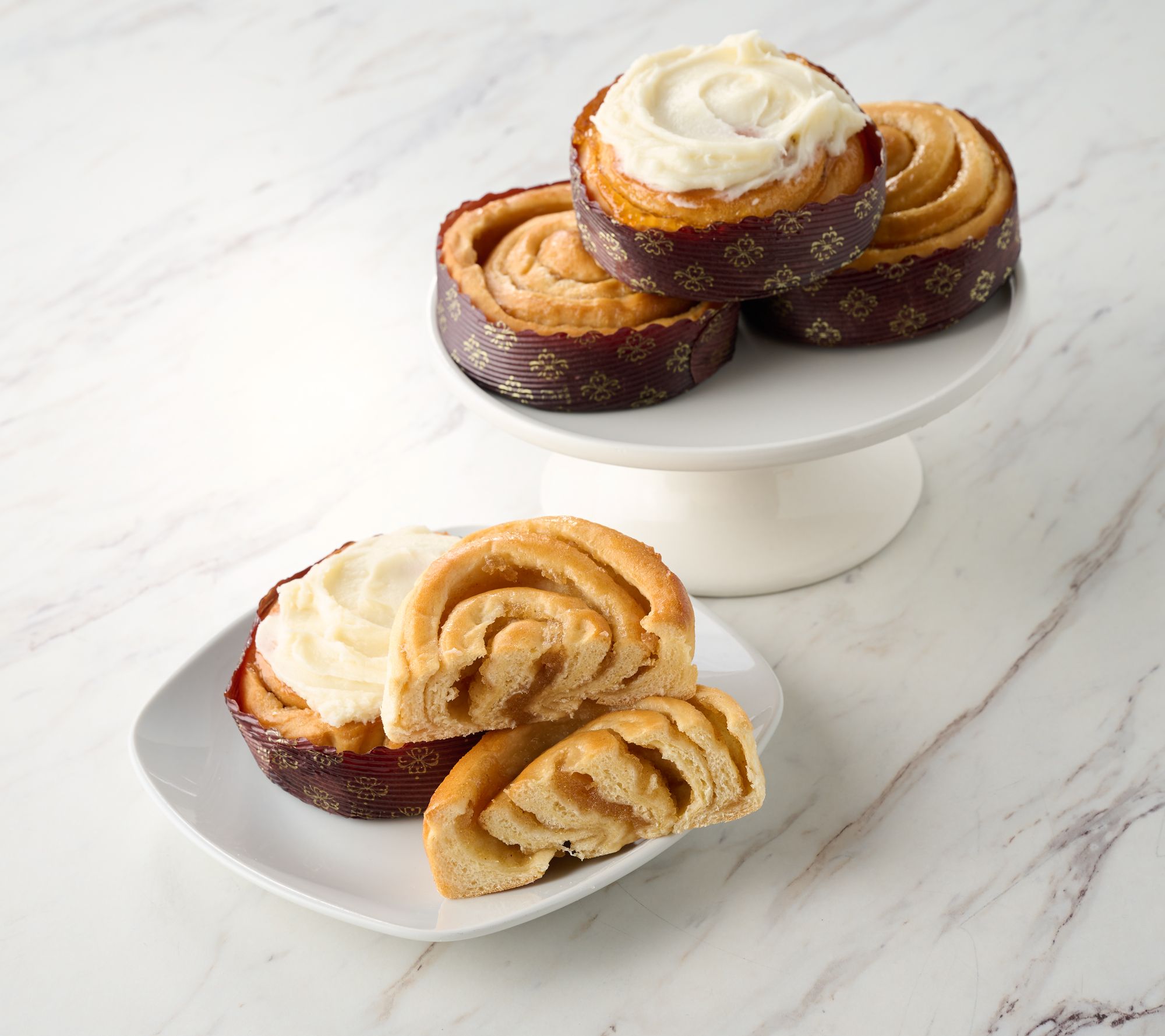 Jimmy the Baker (24) 5.25-oz Apple or Peach Rolls with Icing