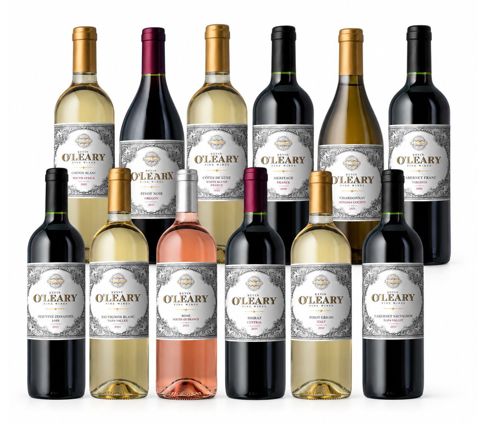 Kevin O'Leary (12) 750-ml World of Wine Discovery Bottle Set