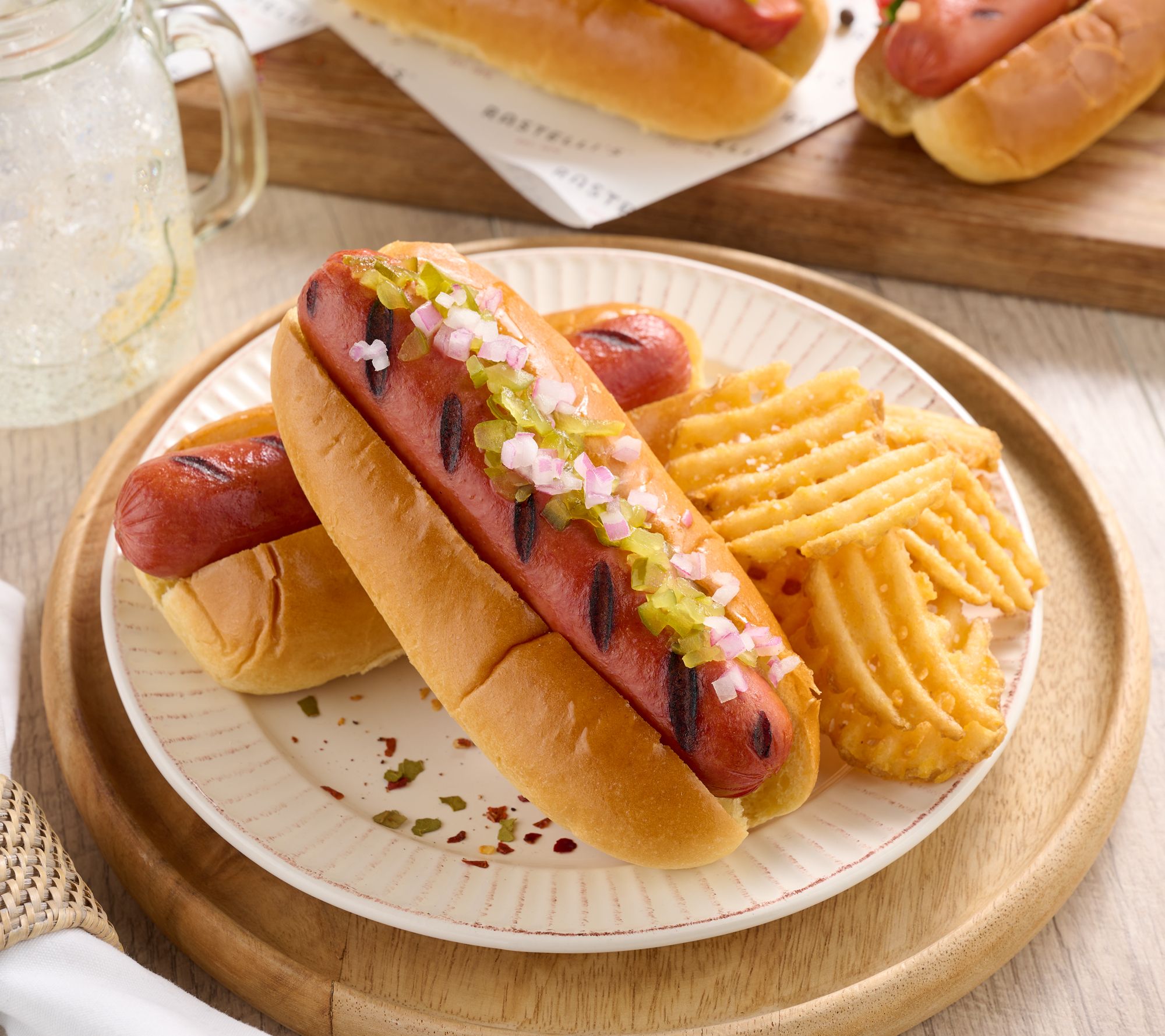 Rastelli's (20) 3.2-oz Black Angus All Beef Hot Dogs