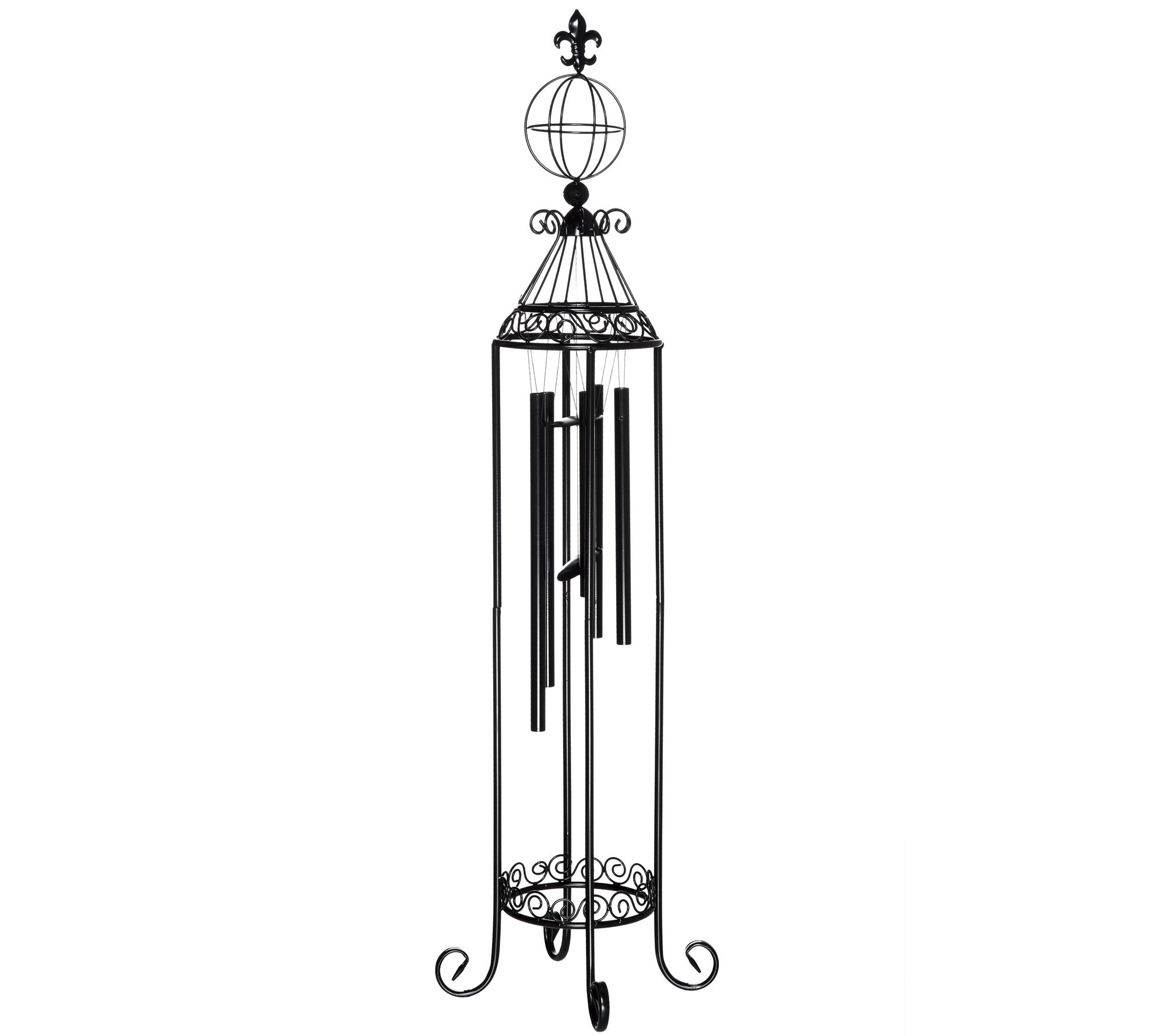 Delicate Scroll Free Standing Wind Chimes - Page 1 — QVC.com