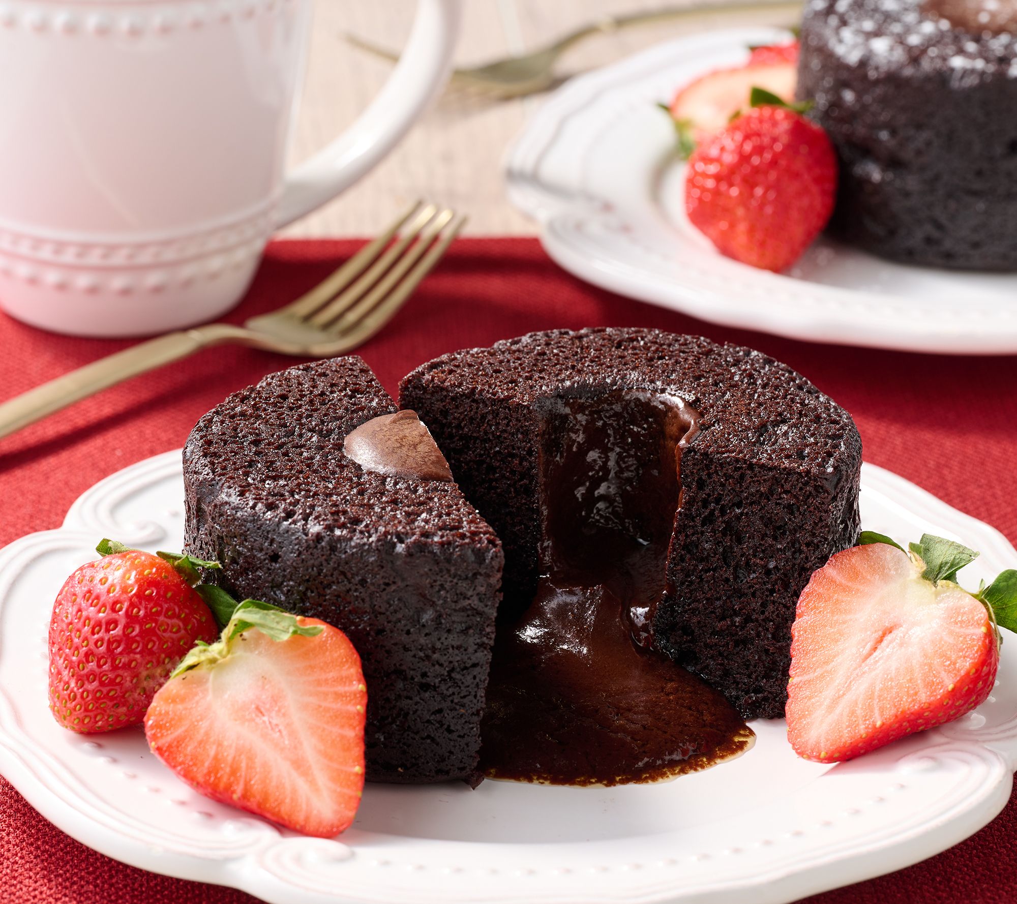 Delizioso Desserts (12) 6oz Chocolate Ganache Lava Cakes