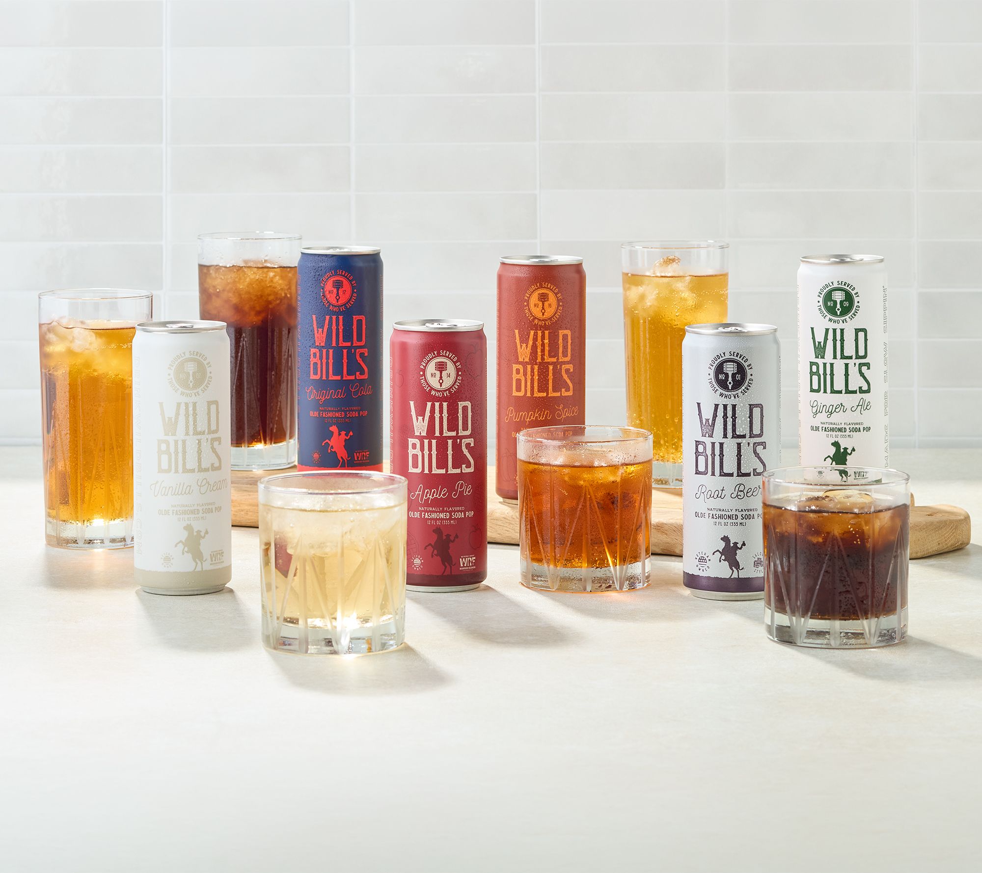 Wild Bill's (12) 12-oz Craft Soda Cans