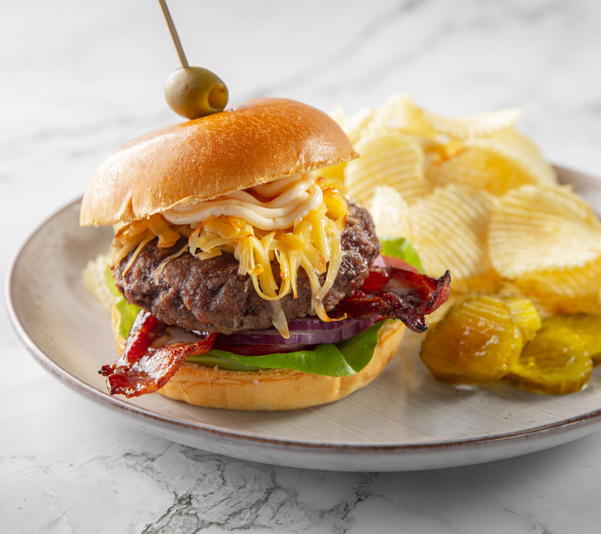 Rastelli's (48) 5 oz. Black Angus Triple Blend Beef Burgers