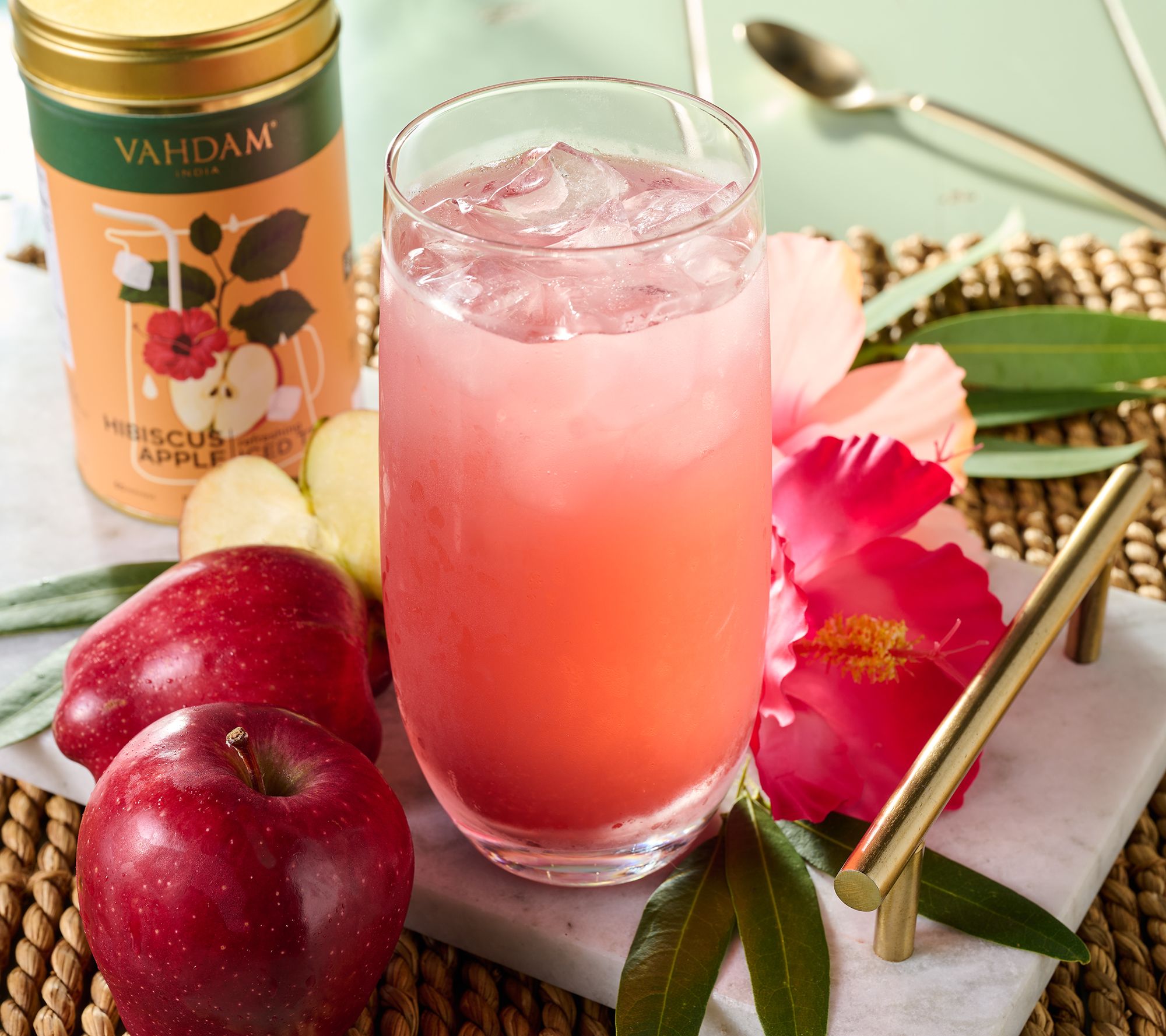 Vahdam India (2) Canisters StirIn Sweet Tea Powder Mixes