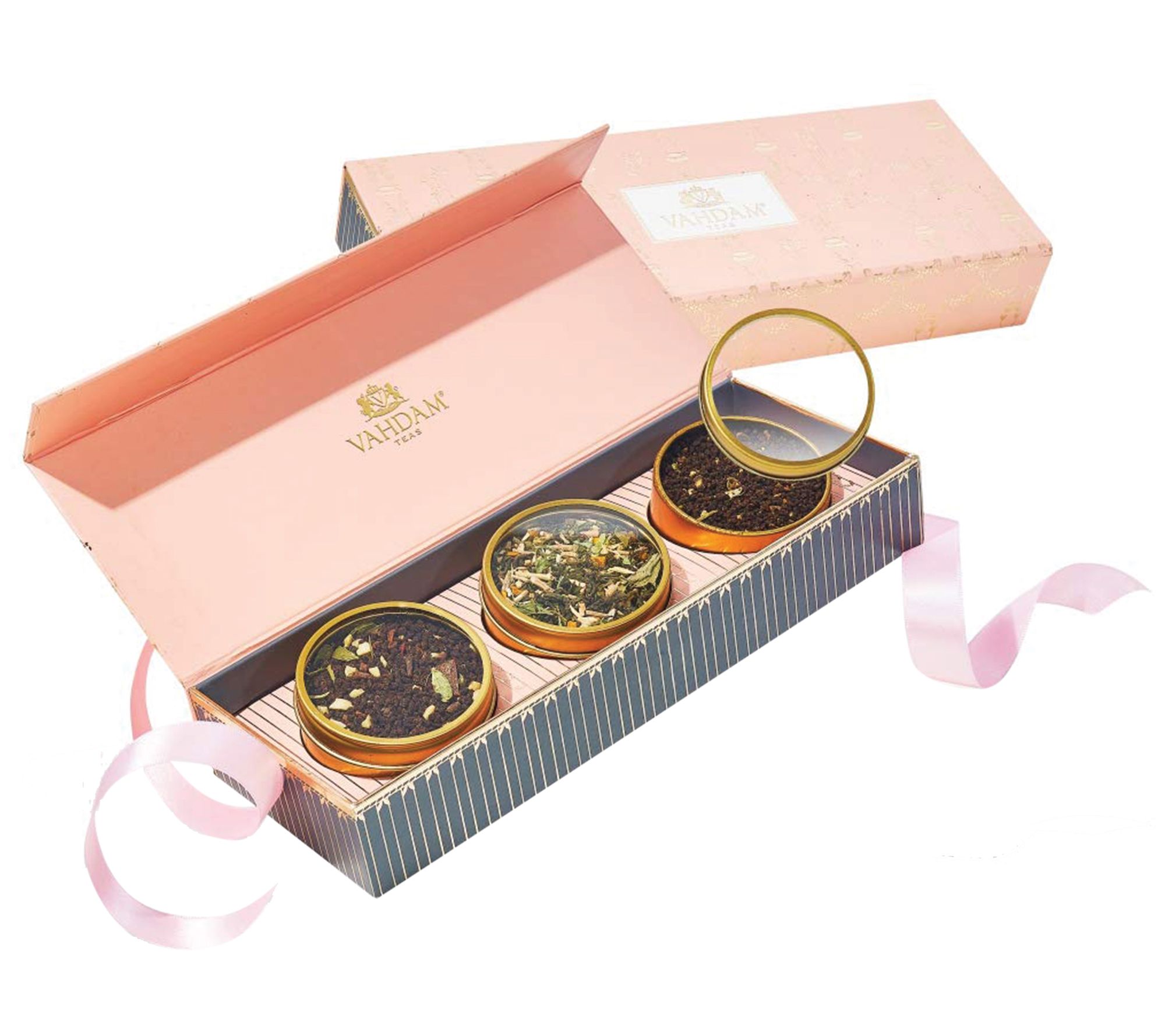 Vahdam BLUSH Assorted Teas - 3 Teas in a Gift Box