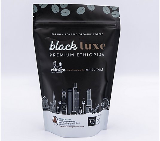 Chicago French Press Black Tuxe 8-oz Bag