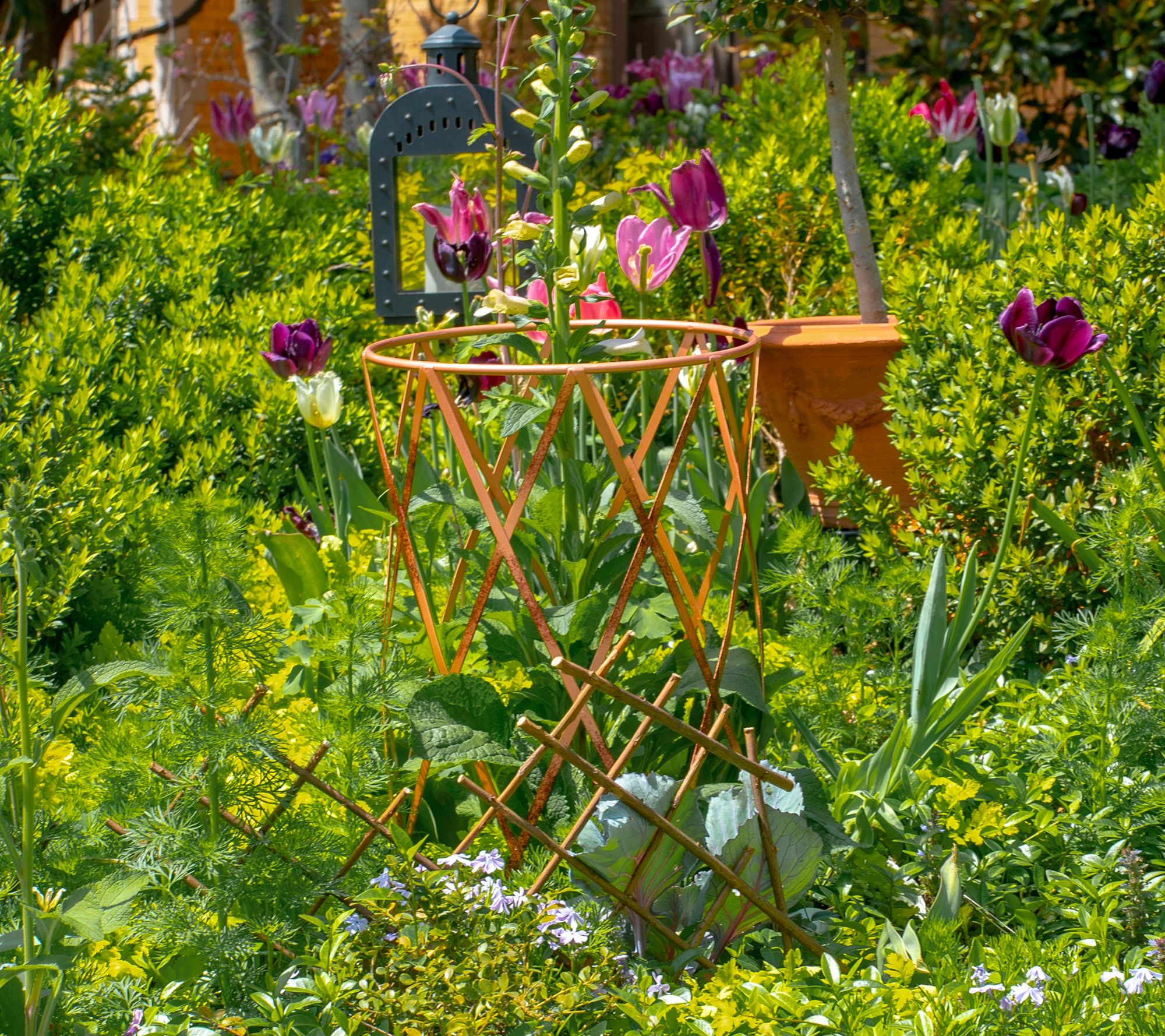 "As Is" 20" Decorative Plant Support Tower by Linda Vater