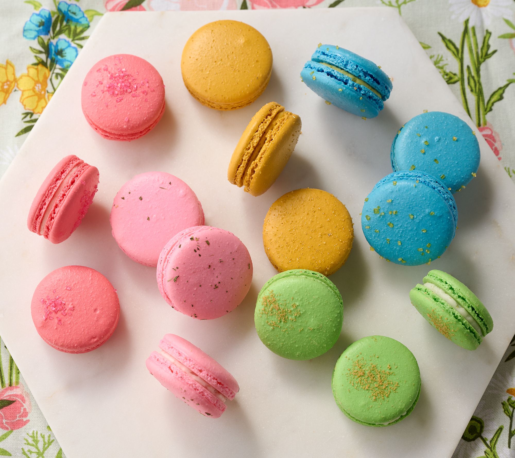 Savor Patisserie 15 Piece Spring French Macarons In 3 Boxes