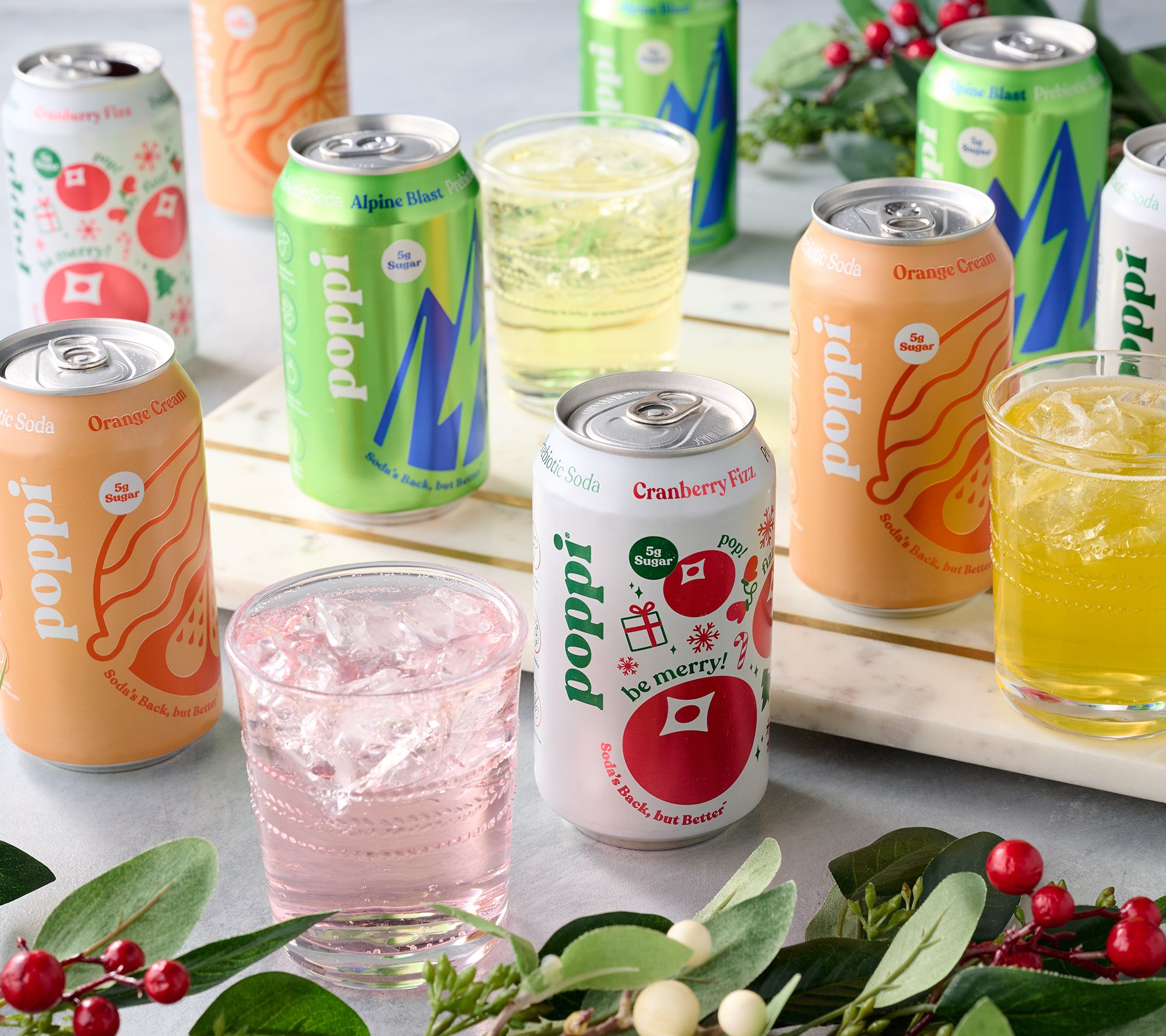 Poppi (24) 12oz Cans 5g Sugar Soda