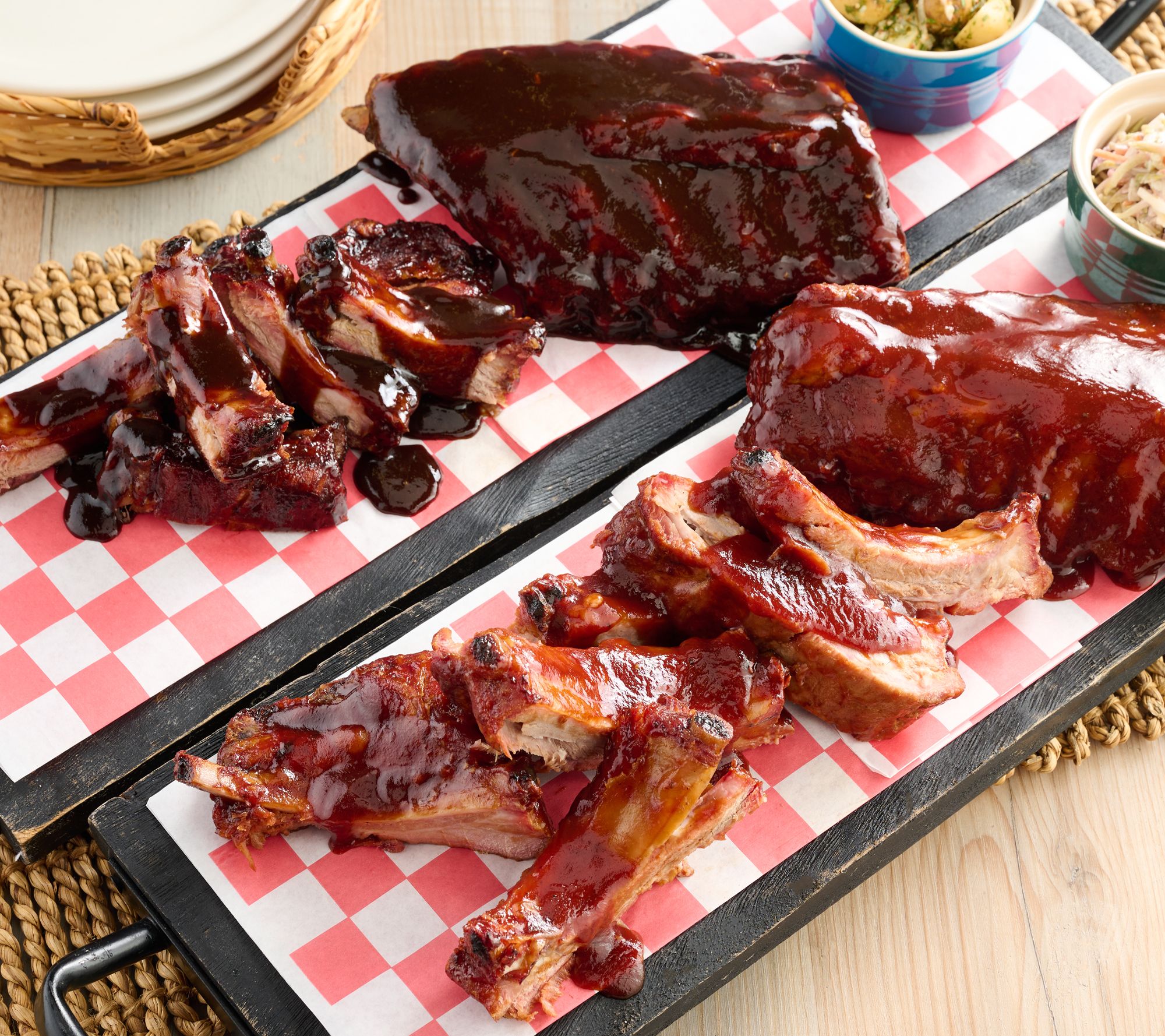 Corky's BBQ 6-lbs Smokey or Bourbon Honey Baby Back Ribs Auto-Delivery
