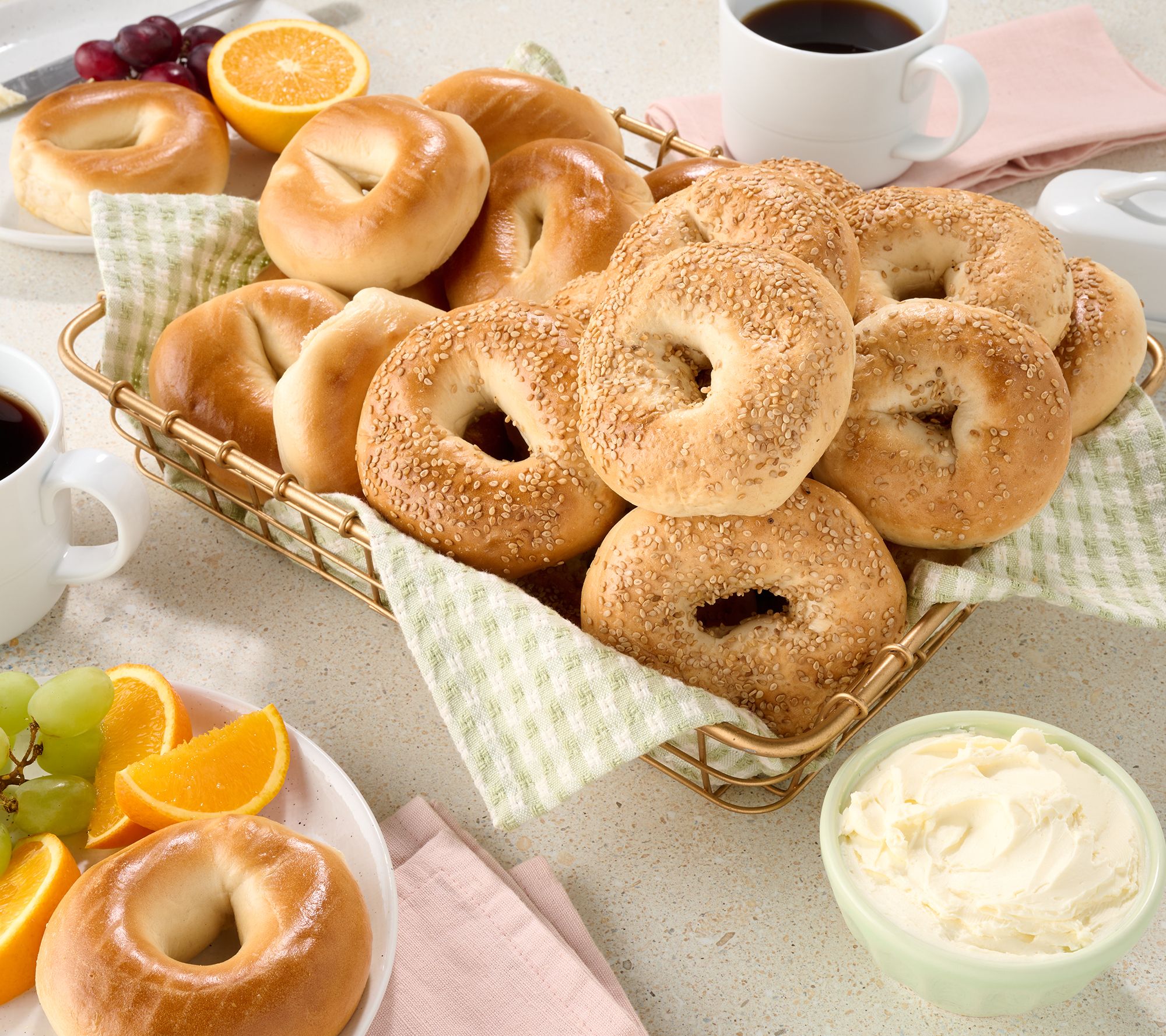 Just Bagels (24) 2oz NYC Mini Bagels In Choice of Flavors