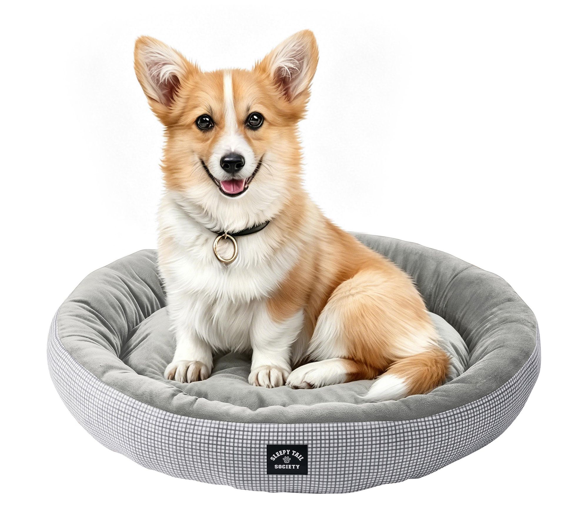 Sleepy Tail Society 30" Rufus Round Pet Bed