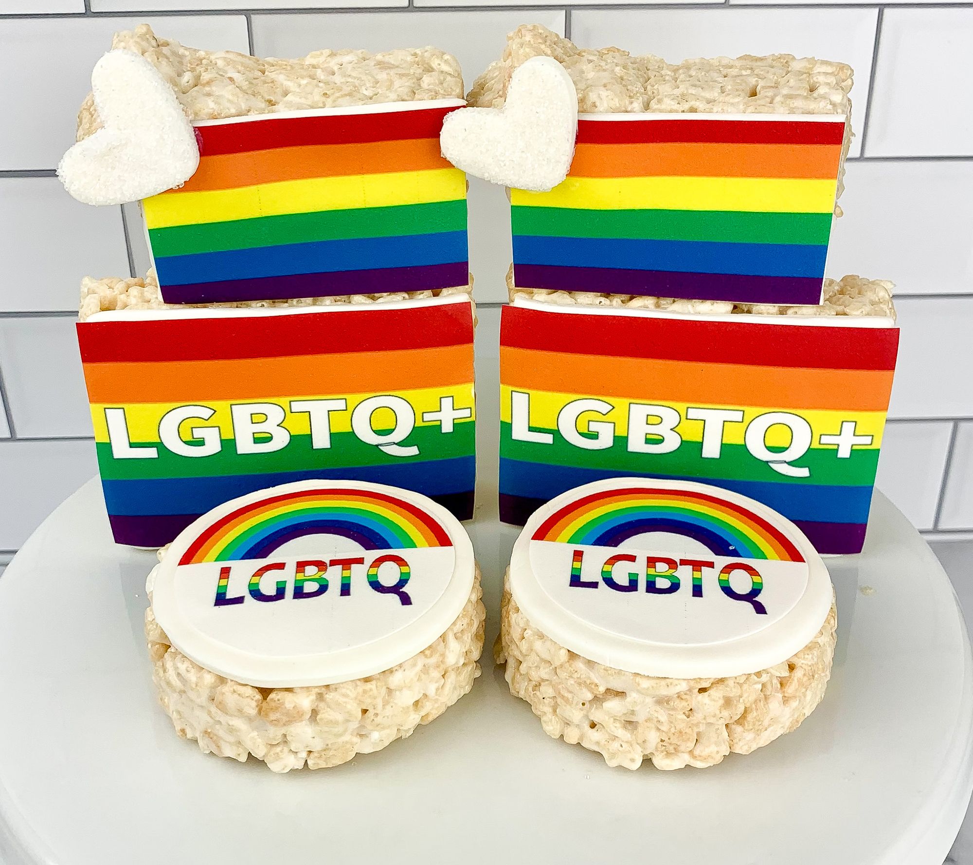 Creative Crispies 6-Pc Asst Rainbow Treats