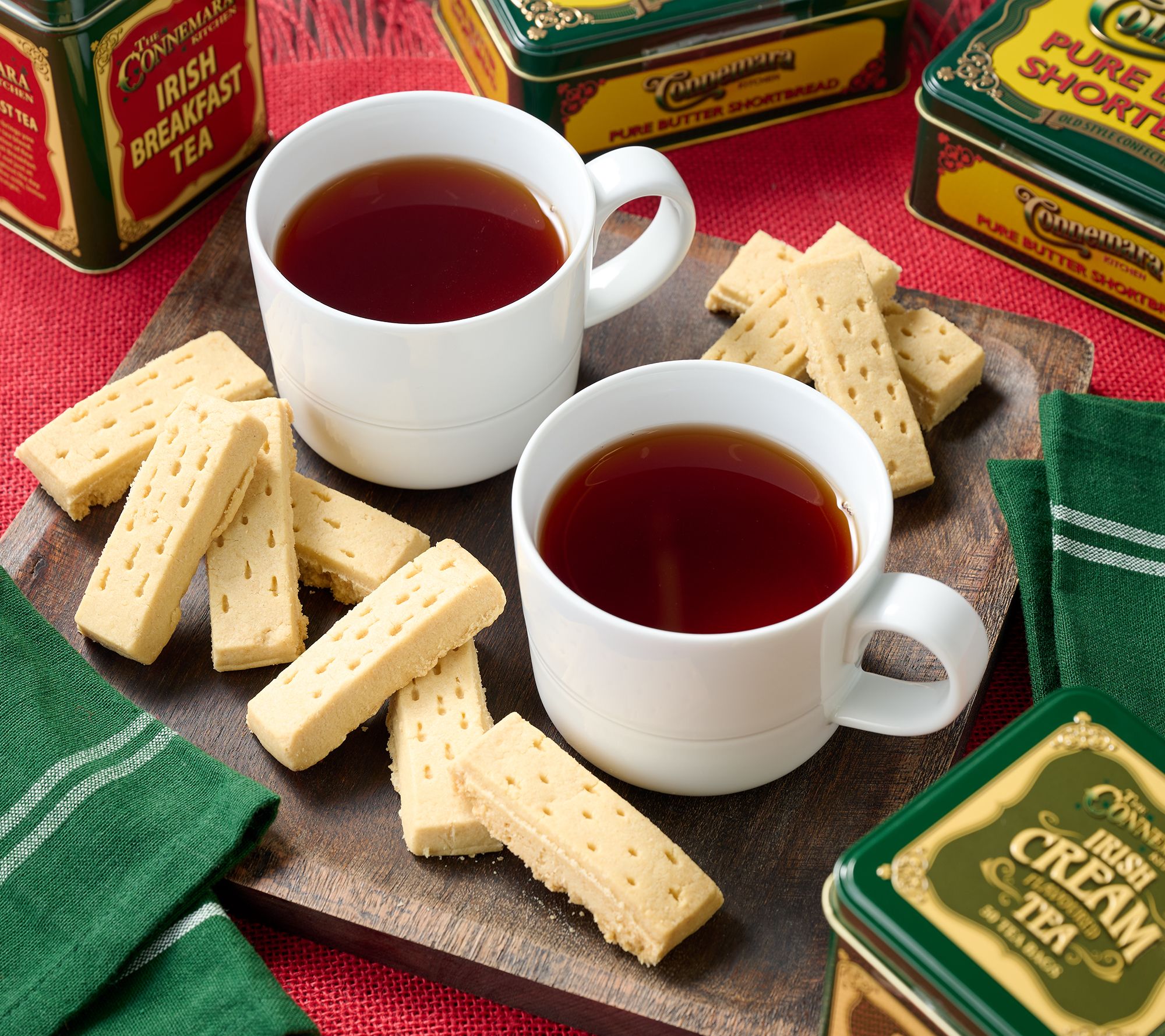 Connemara Kitchen Tea & Shortbread Biscuits Gift Set