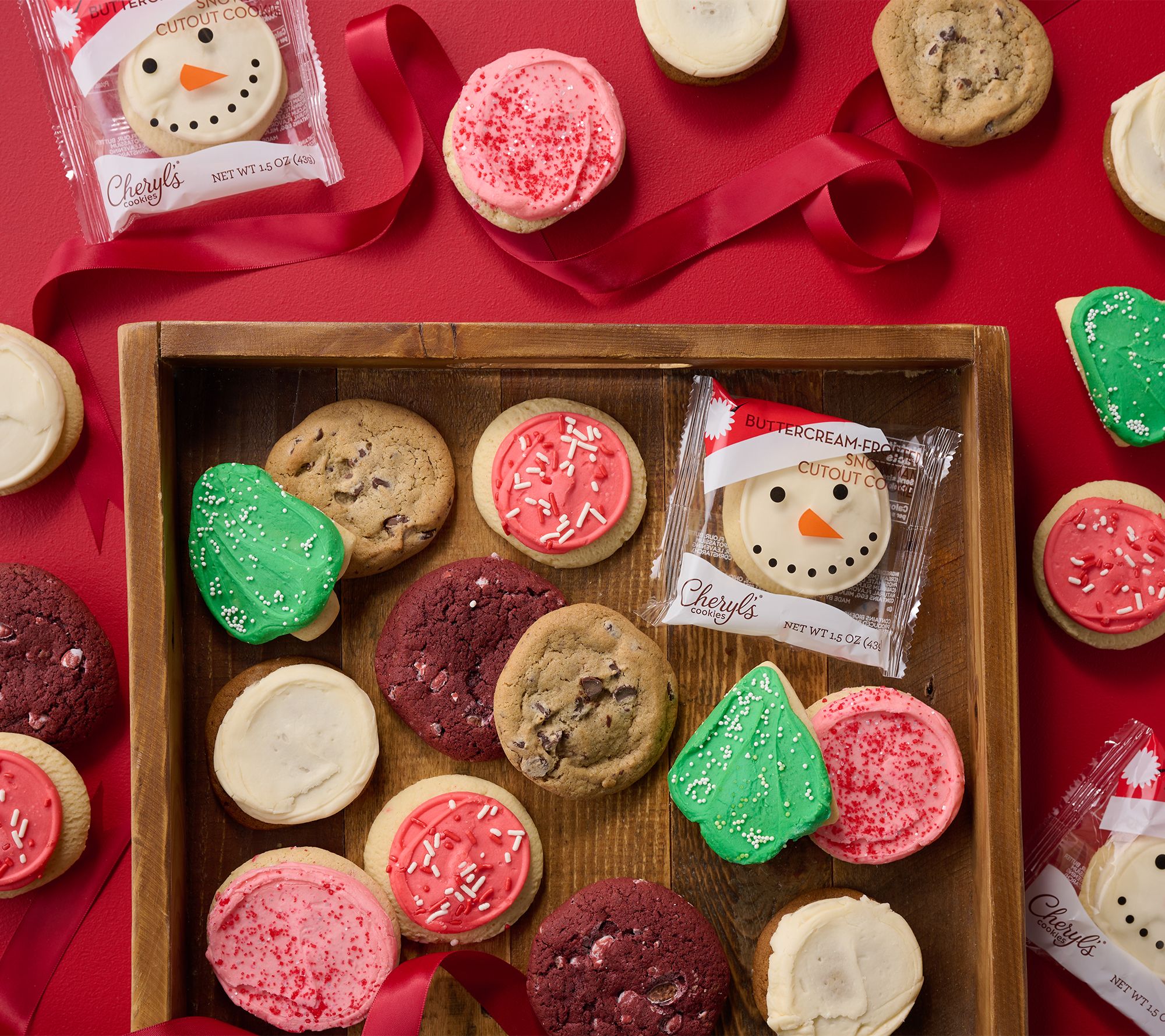 SH 11/10 Cheryl's 30 Pc Holiday Cutout Cookie Assortment