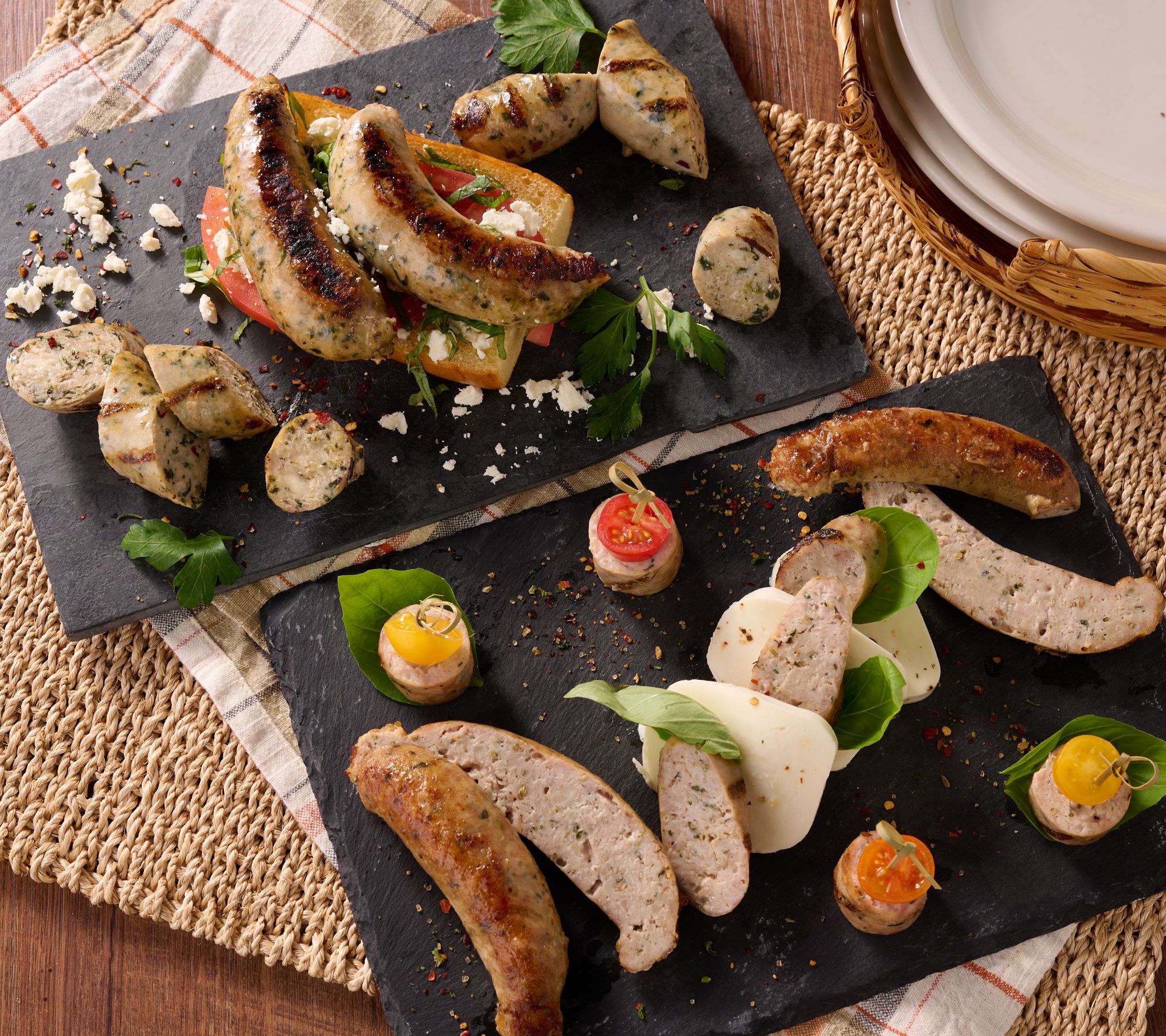 Rastelli's 4-lbs Spinach & Feta or Basil & Mozzarella Chicken Sausage