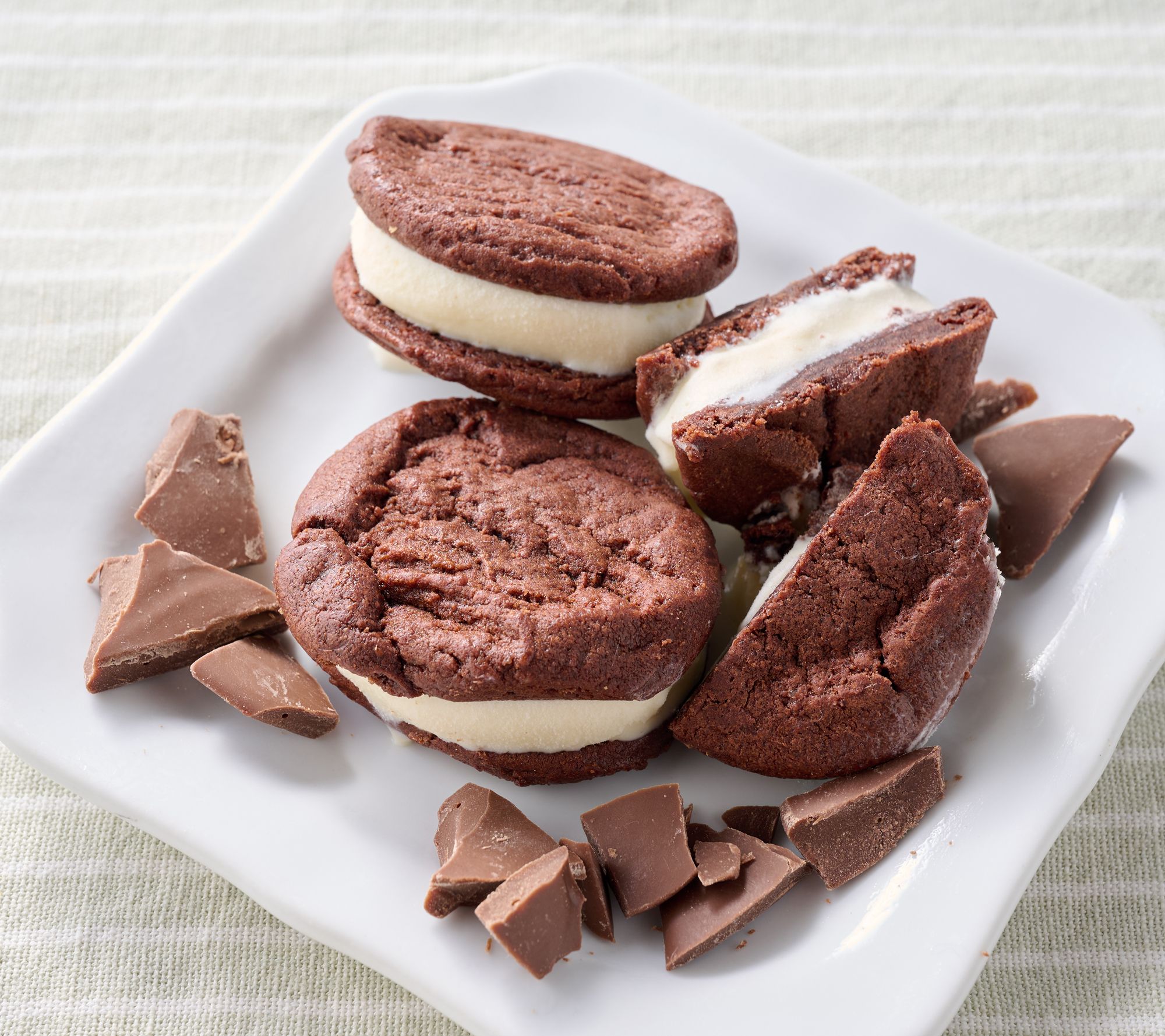 Drops of Dough (12) Gourmet Ice Cream Cookie Sandwiches