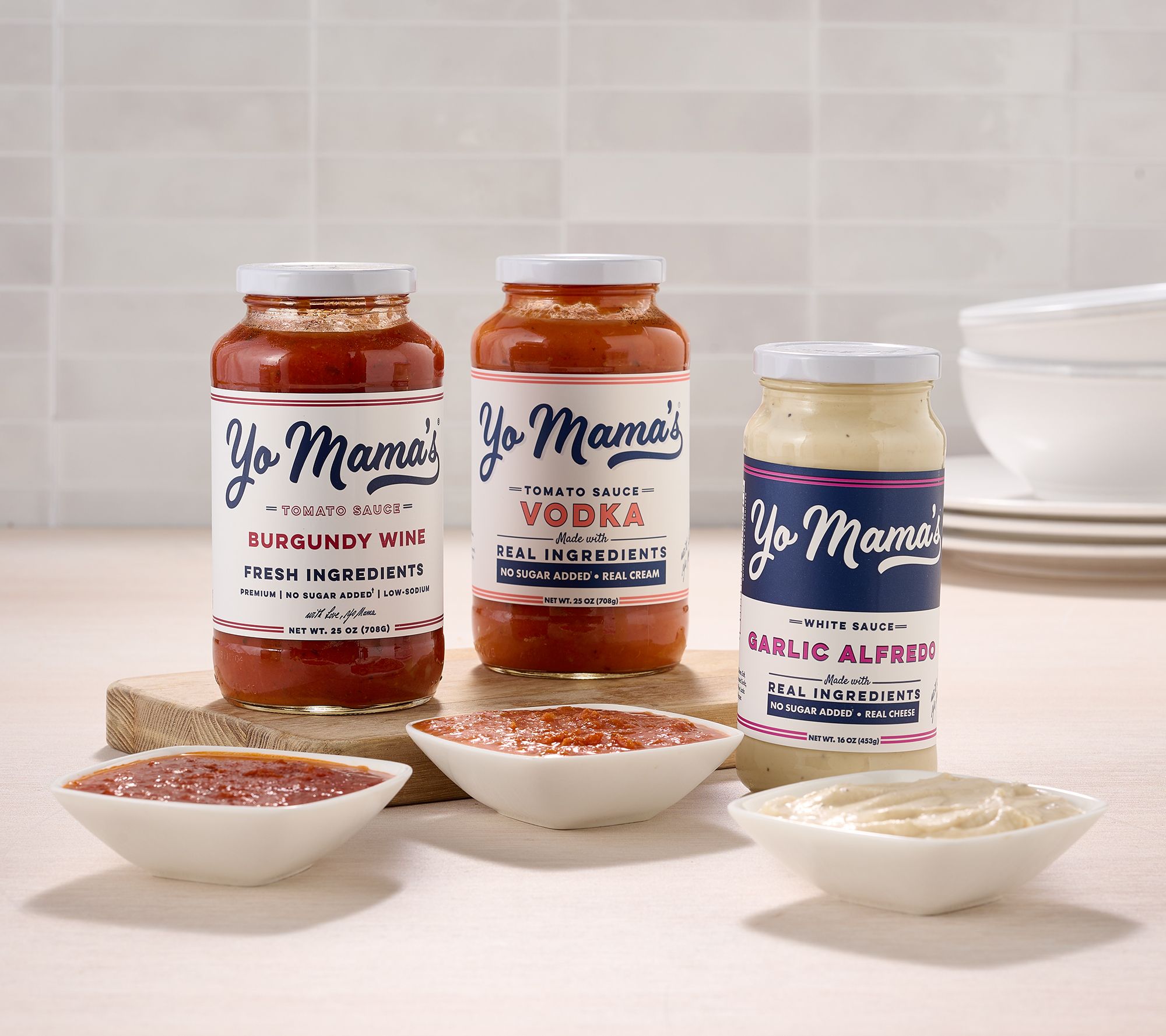 Yo Mama's 3 Jars Gourmet Pasta Sauce Classics Assortment