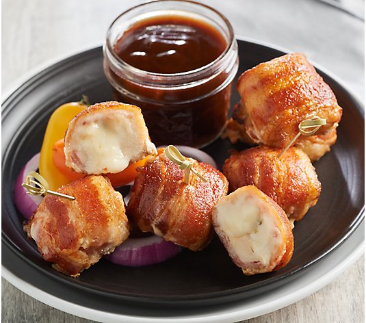 Corky's BBQ (20) 2-oz BBQ Bacon Wrapped Stuffed Chicken Auto-Delivery