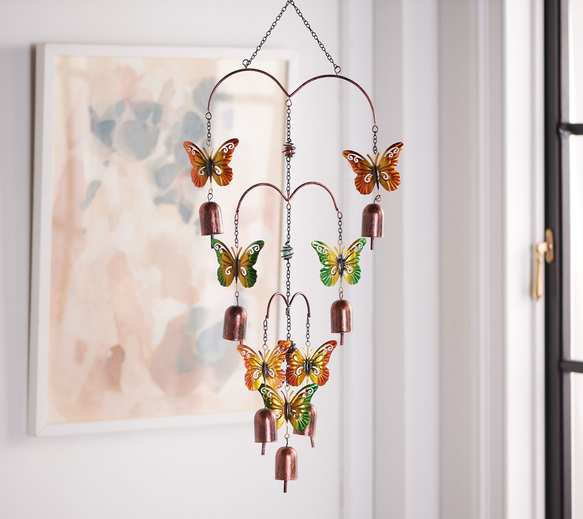 Marigold Cascading Wind Chime with Hook Hook