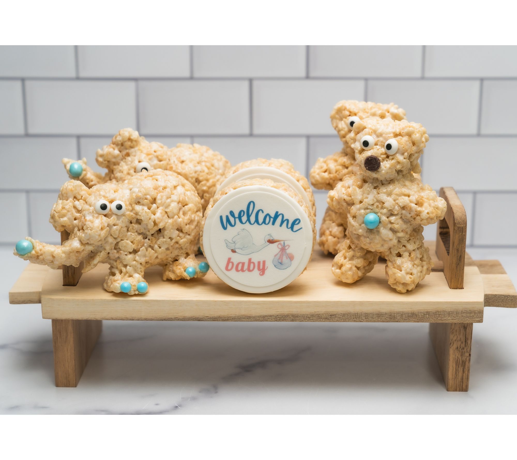Creative Crispies 6 Piece Baby Blue Gift Set