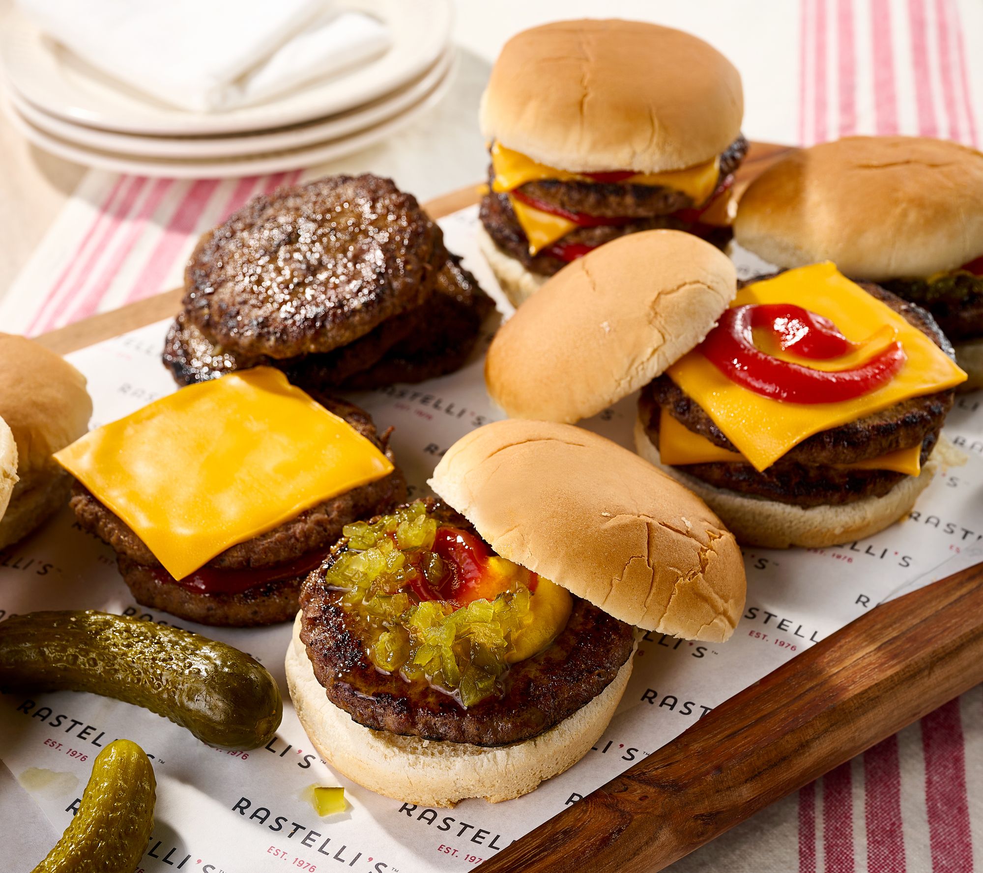 Rastelli's (24) 3-oz Smashed Style Short Rib Butter Burgers