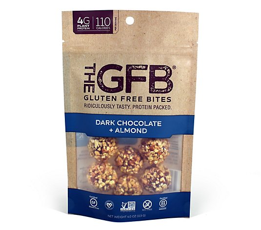 The GFB (6) Gluten Free Dark Chocolate & Almonds Protein Bite