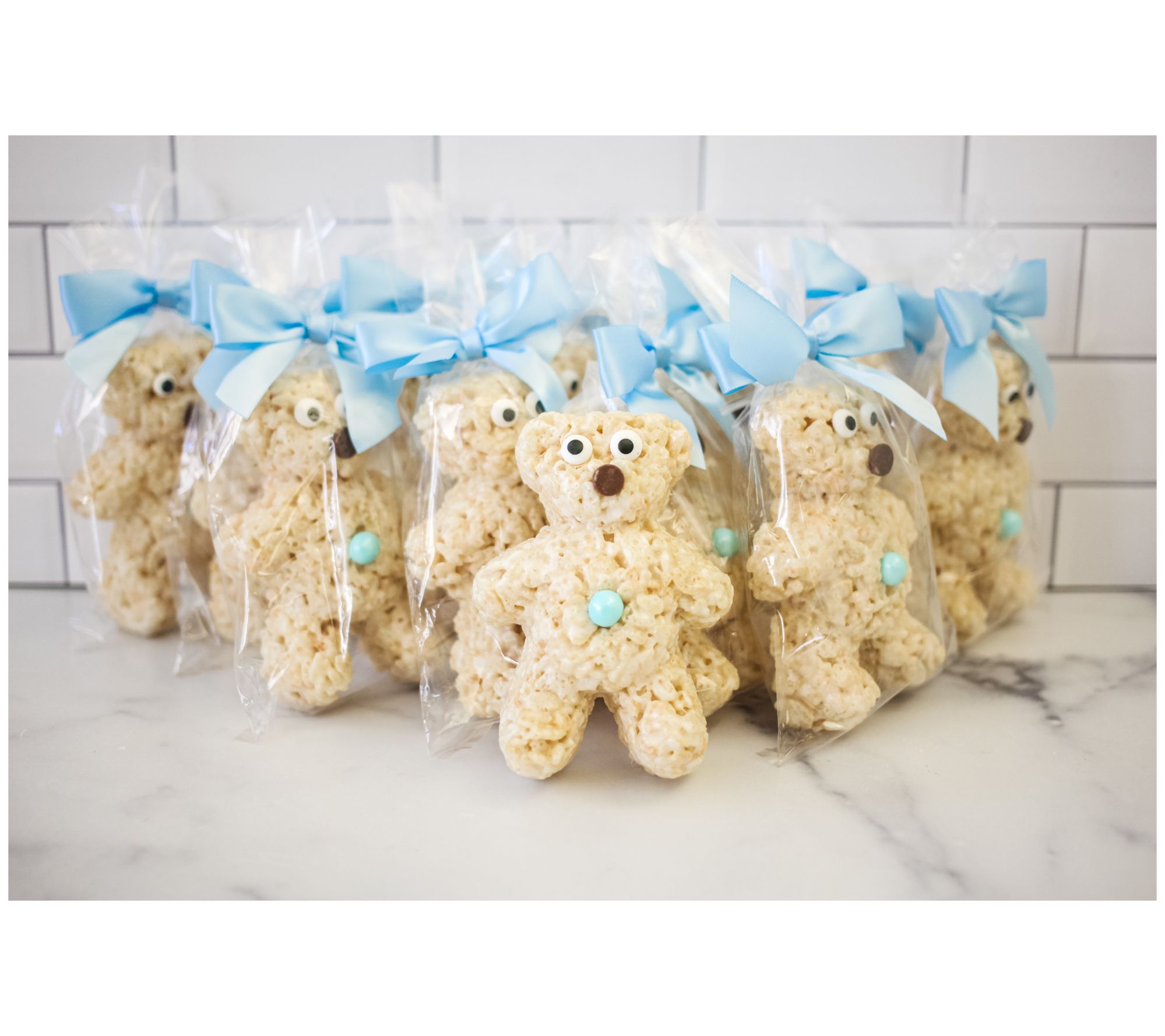 Creative Crispies 6-Piece Blue Bear Treats