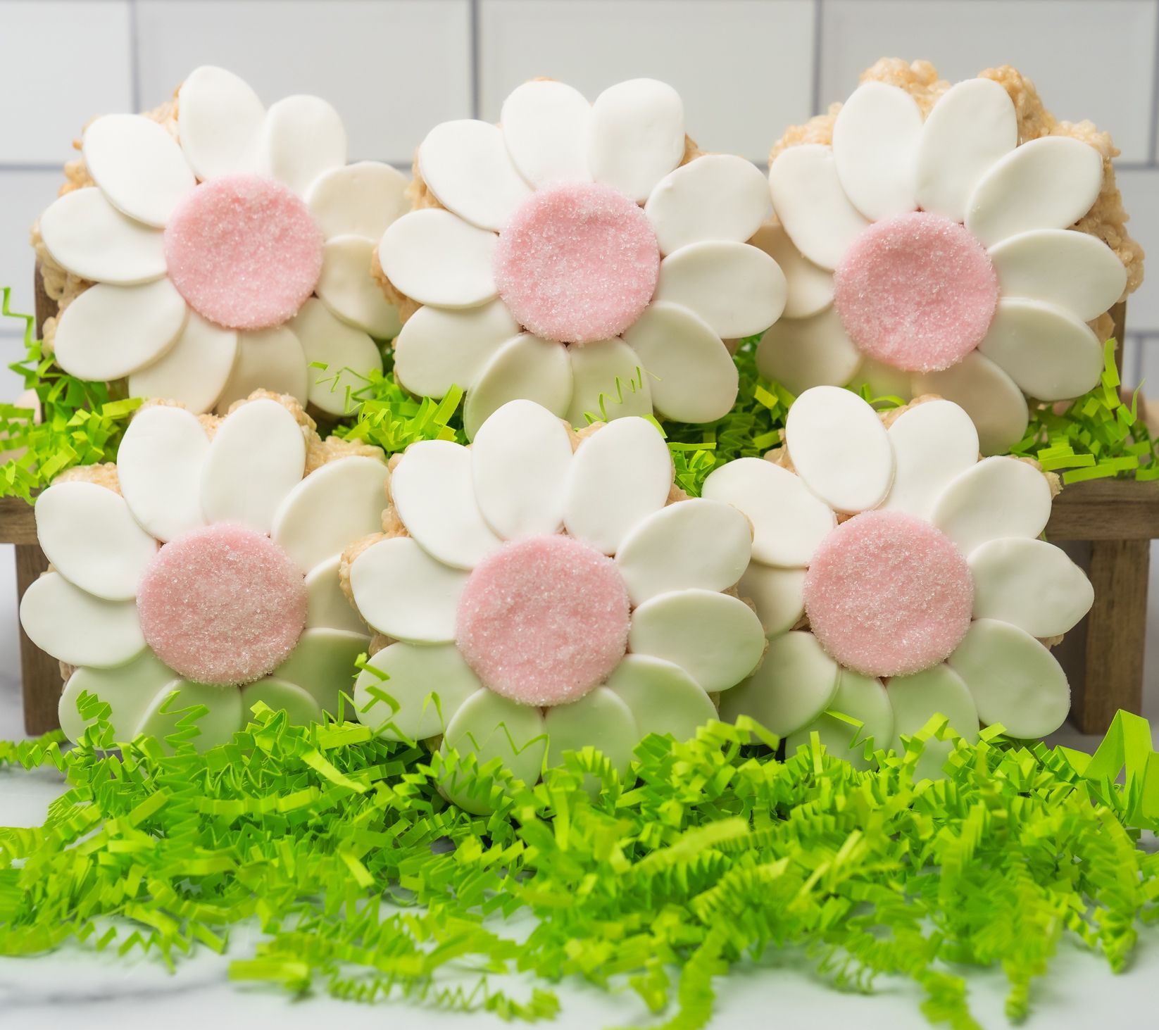 Creative Crispies 6-Pc Spring Pink Daisy