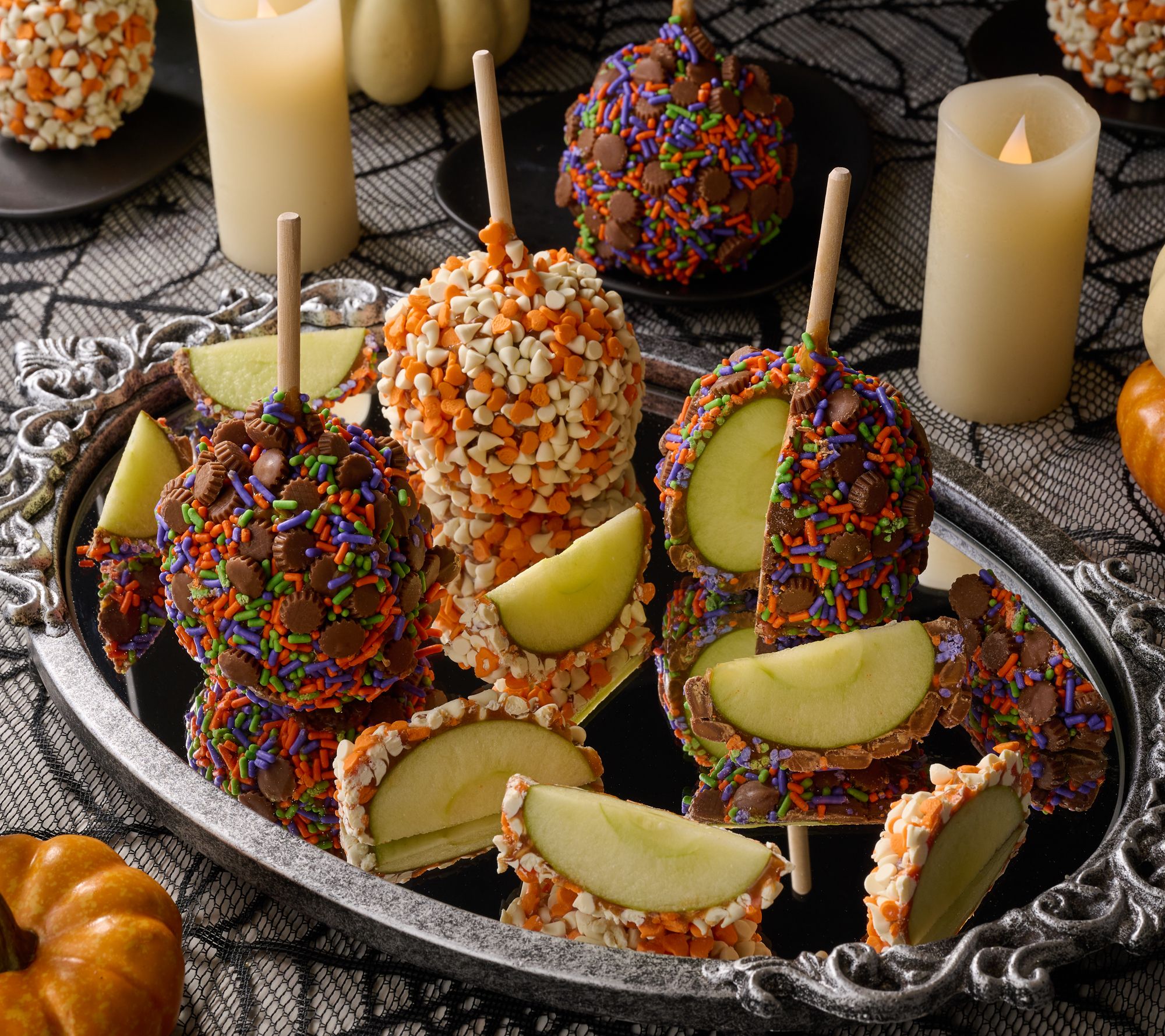 SH10/19 Mrs. Prindables 8pc Halloween Trick or Treat Caramel Apples