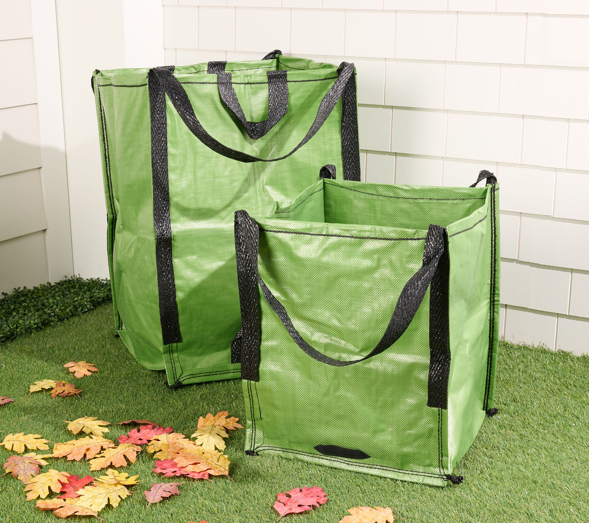 DuraSack Set of 2 Home & Yard Bags (1) 48 Gallon & (1) 22 Gallon