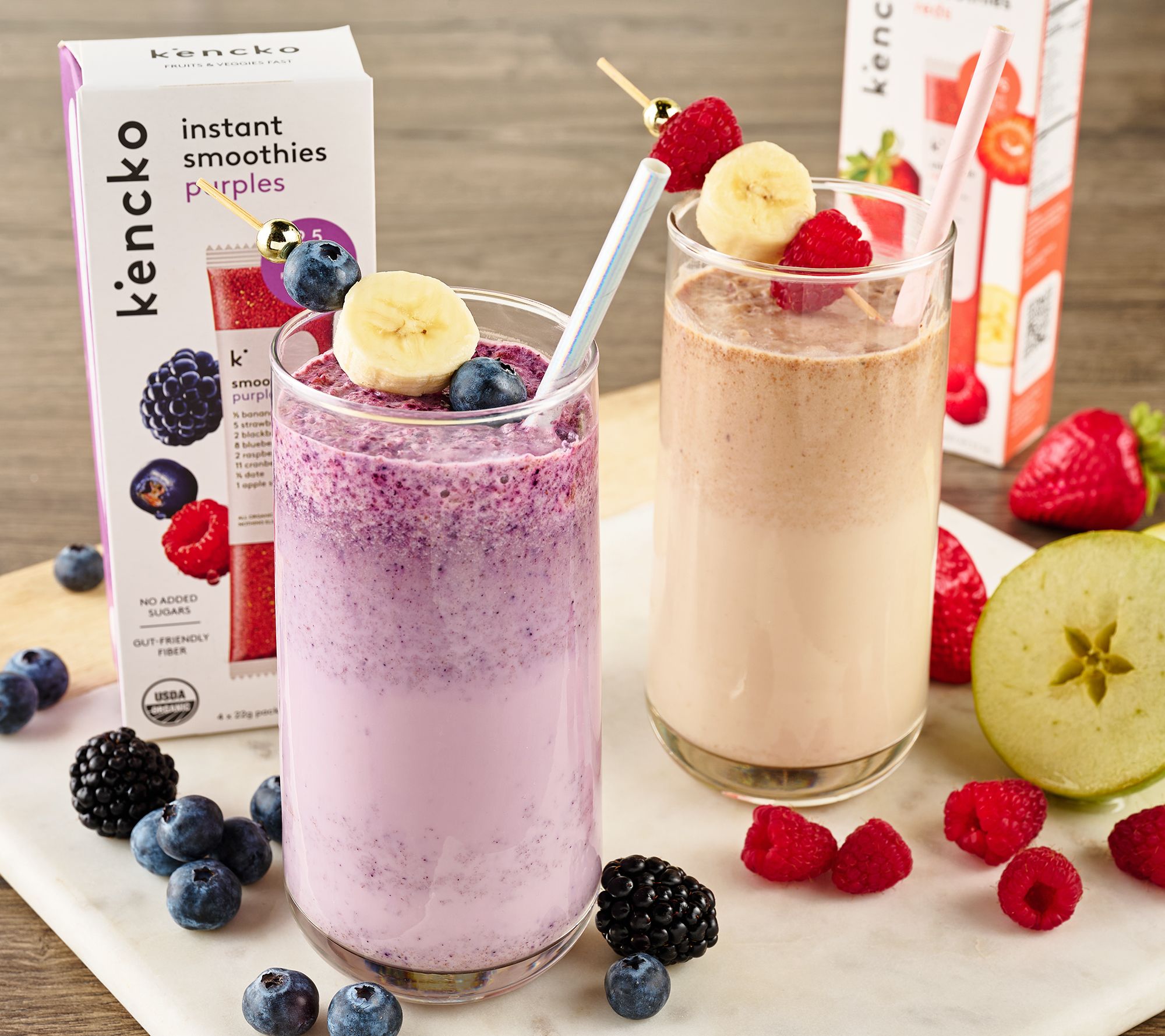 Kencko 16 Single Serve Fruit Smoothie Mixes