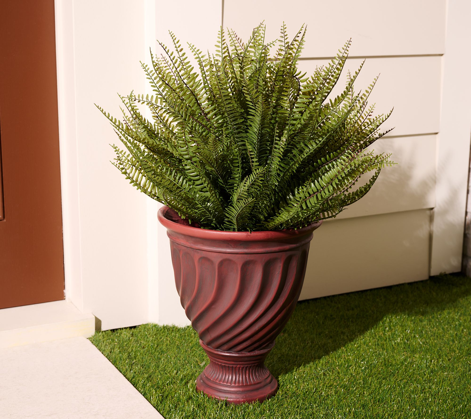 "As Is" Garden Reflections 27" Removeable Fern with Planter