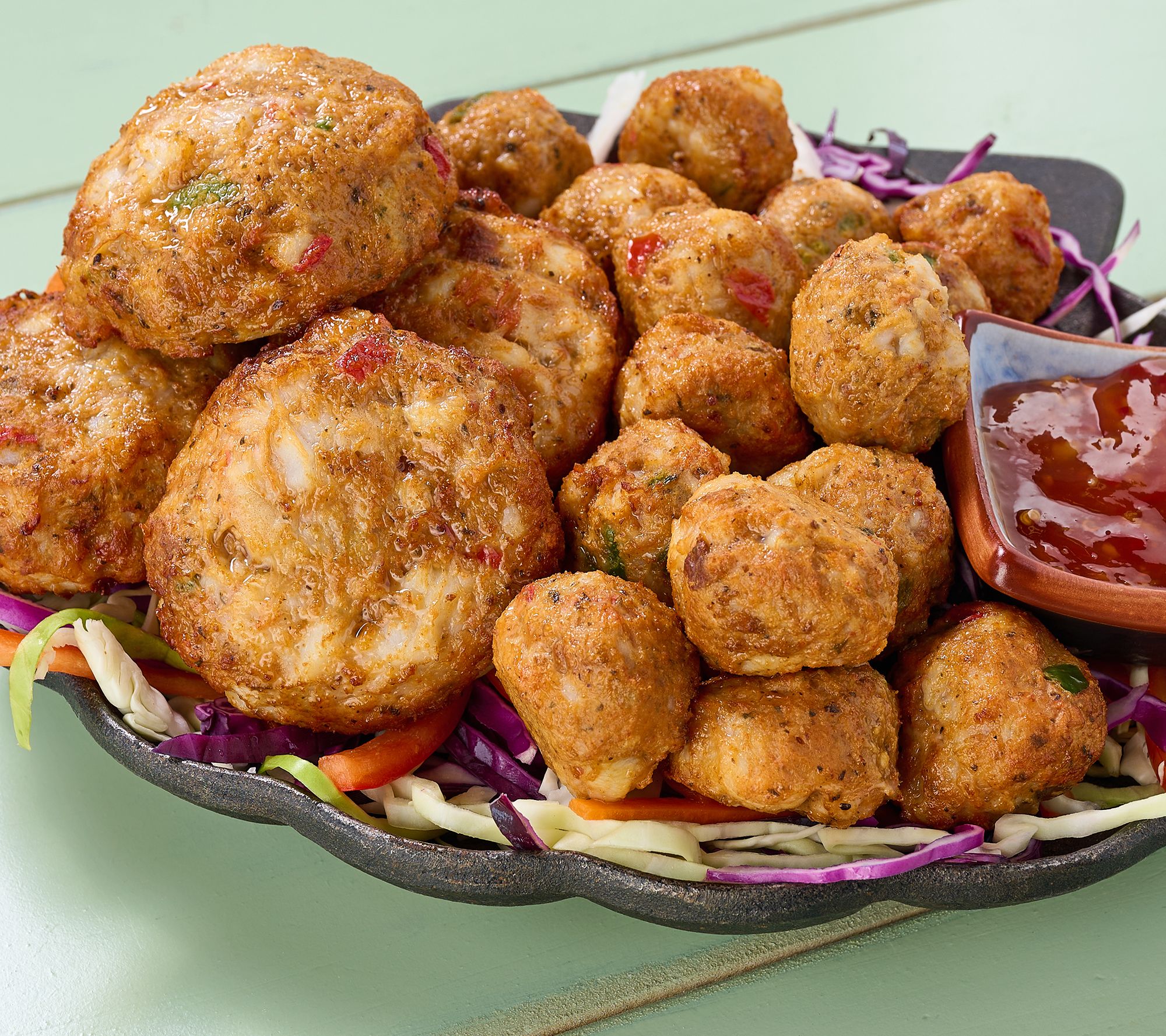SH 11/9 Prime Shrimp (6) 4-oz Shrimp Cakes & (16) 1-oz Shrimp Bites
