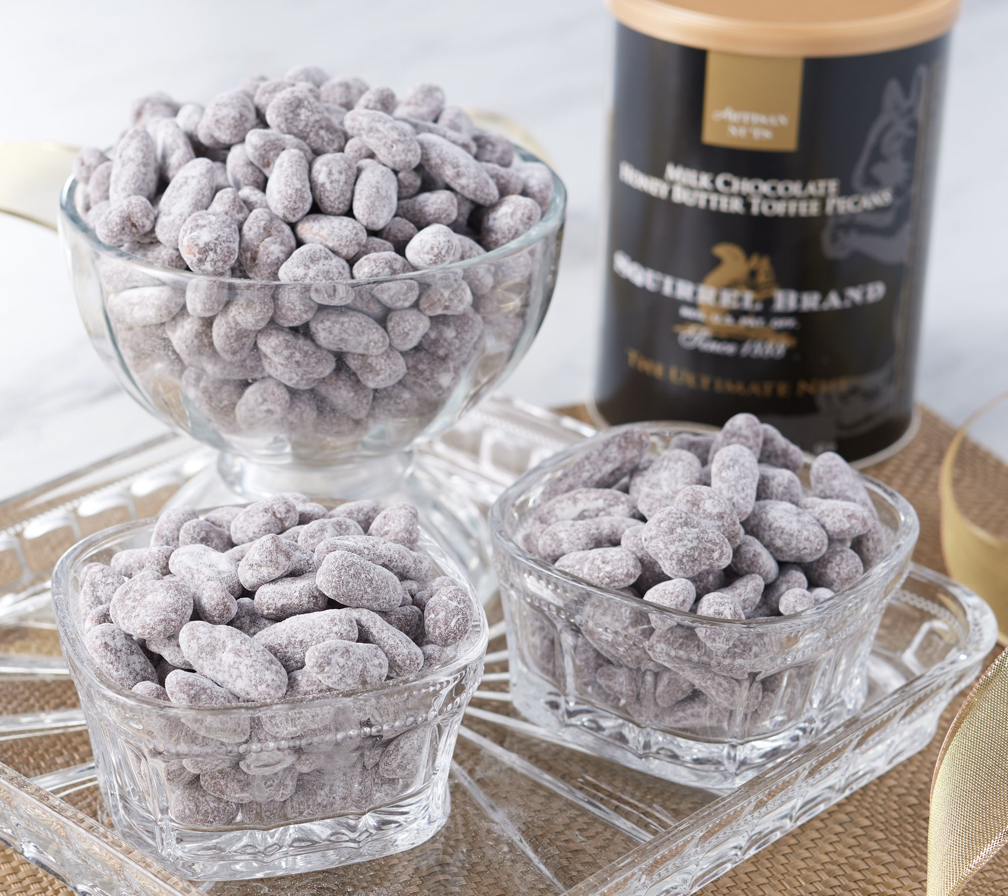 Squirrel Brand (3) 15oz Milk Chocolate Butter Toffee Pecans