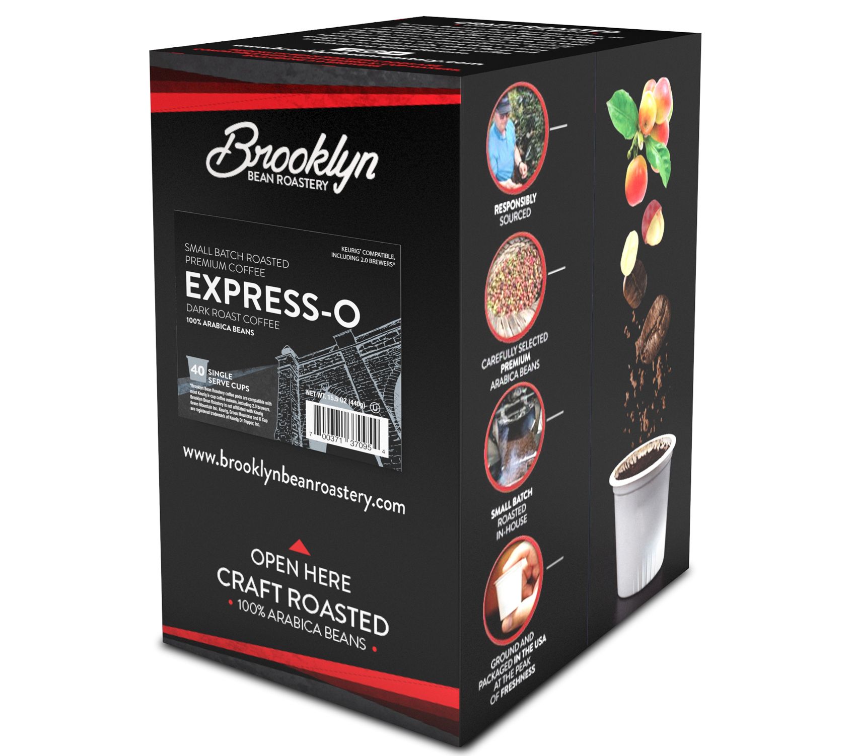Brooklyn Beans 40Count ExpressO Coffee Pods