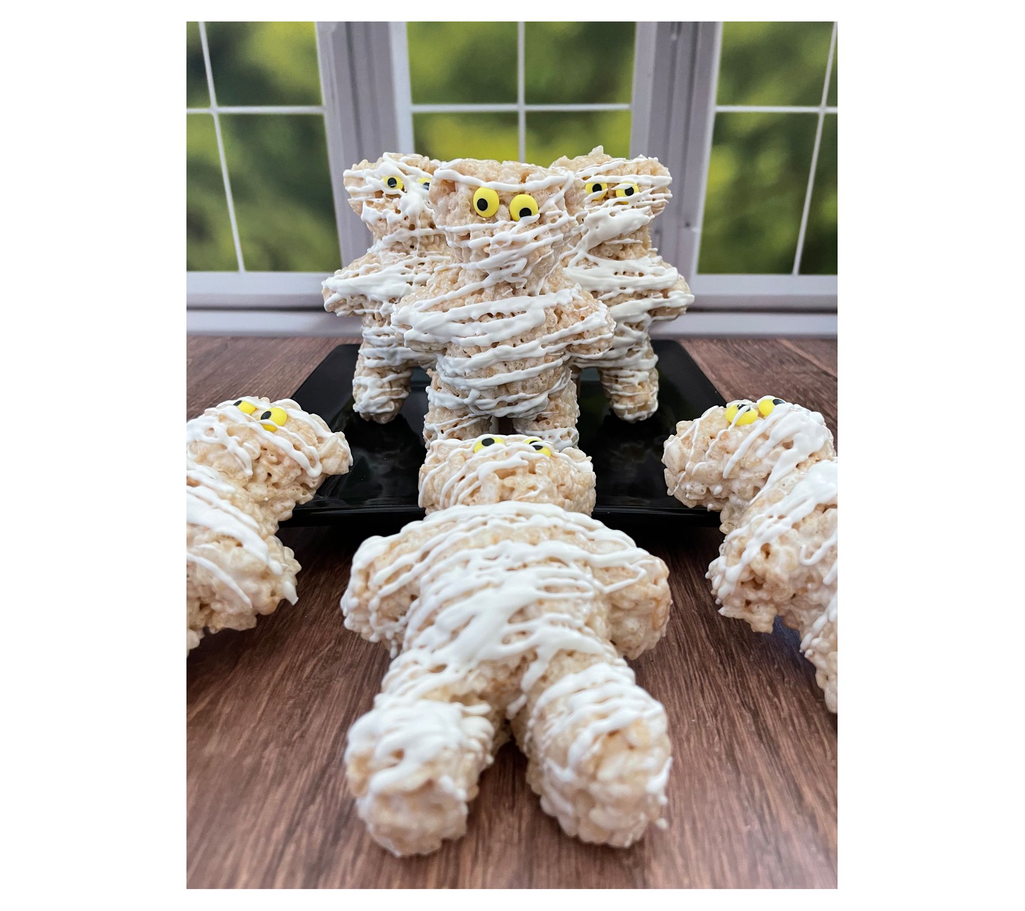 Creative Crispies 6-Piece Mummy Bear Rice Crisp ie Treats