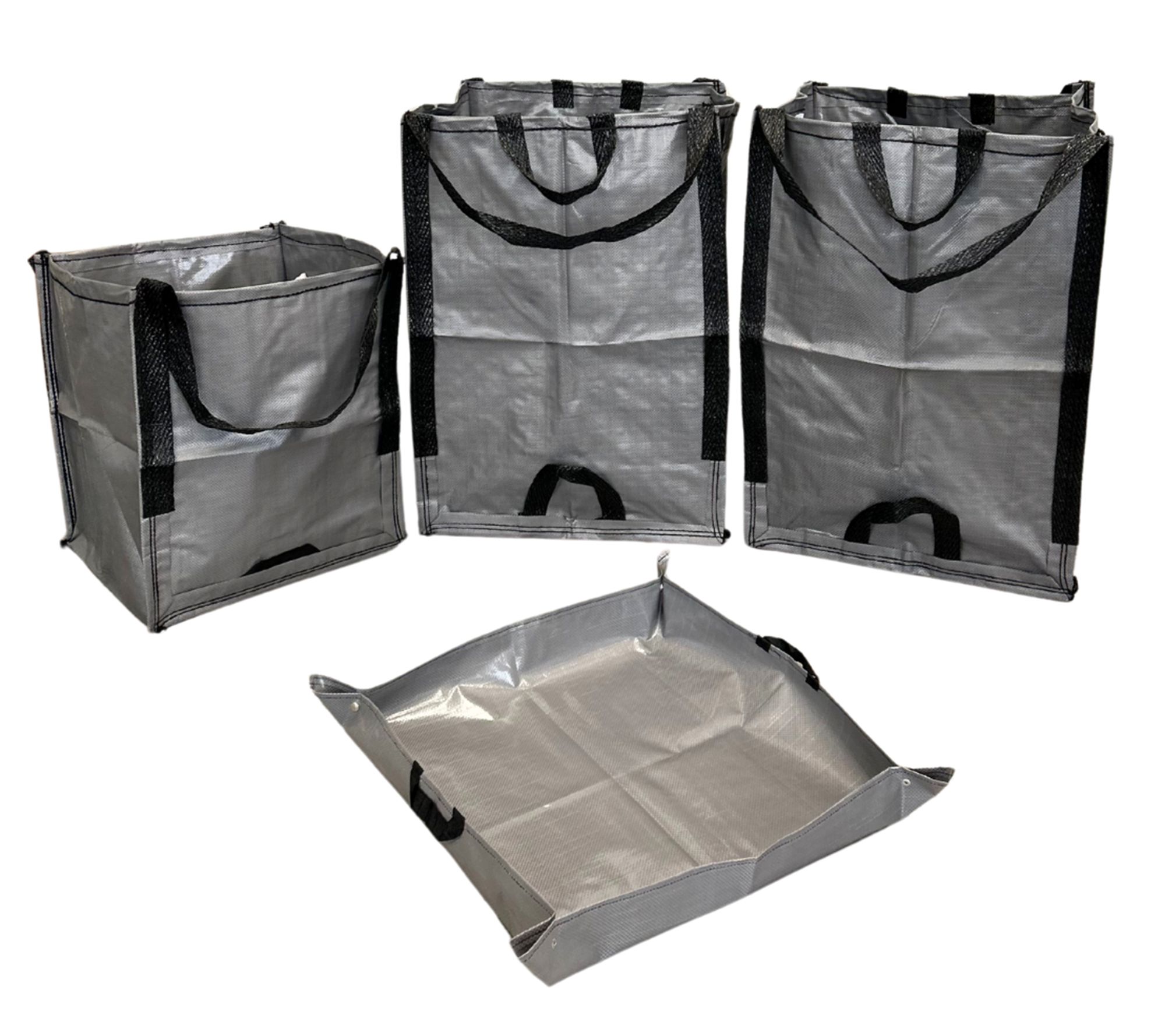  DuraSack 4-pc Heavy Duty All-Purpose Totes Bags & Mat