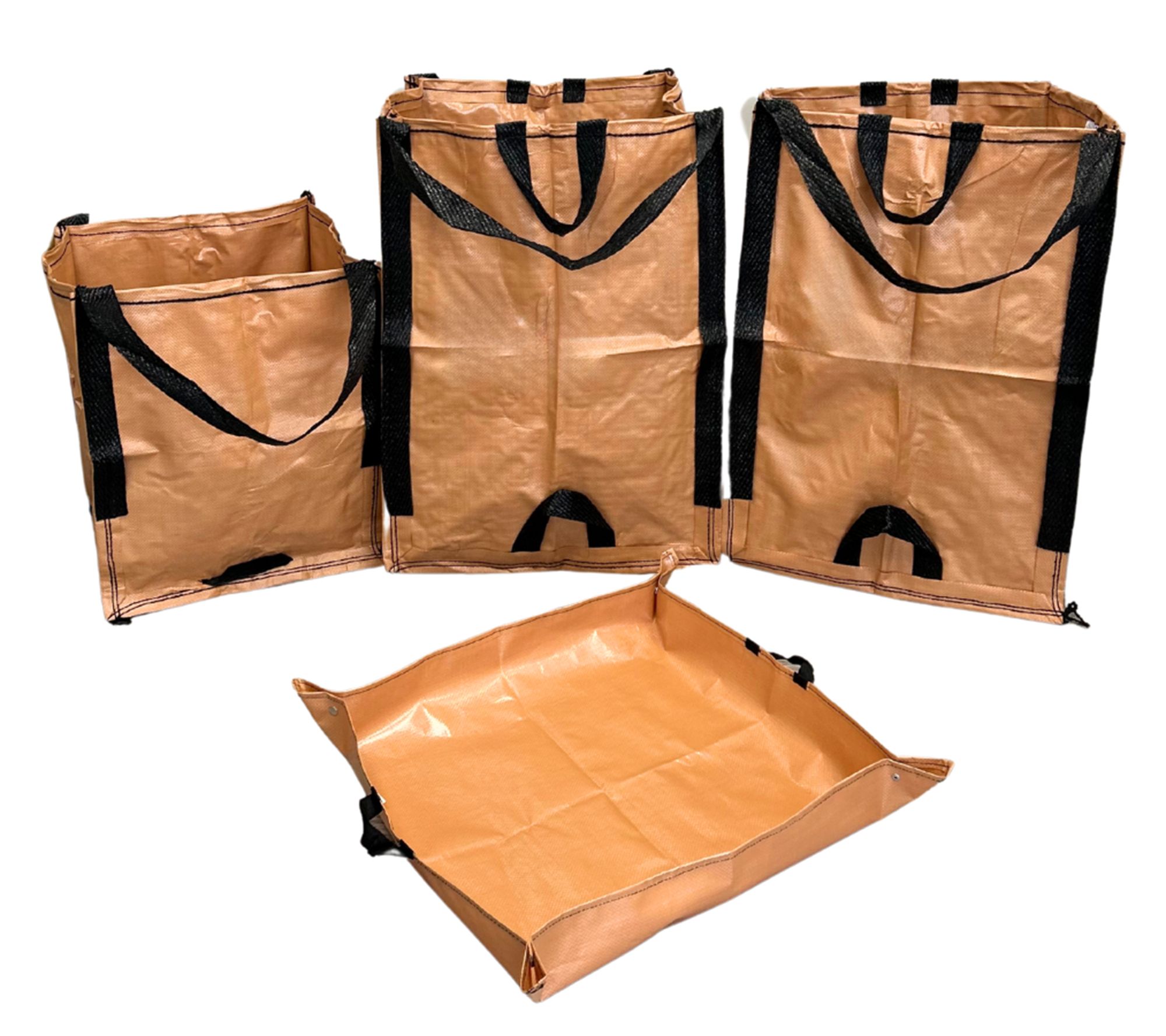 DuraSack 4-pc Heavy Duty All-Purpose Totes Bags & Mat