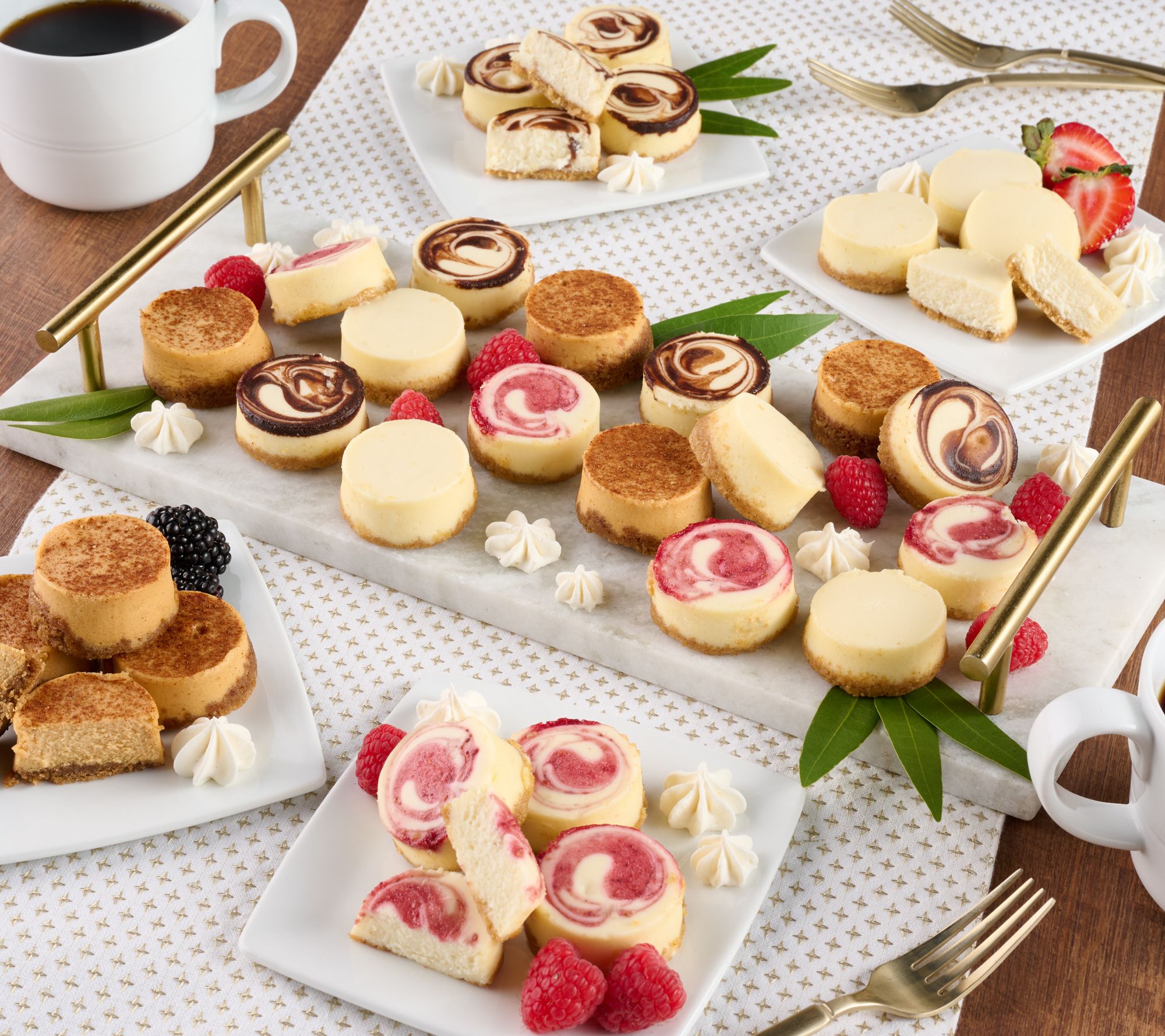 Chuckanut Bay (32) 1oz Petite Cheesecakes in Winter Flavors