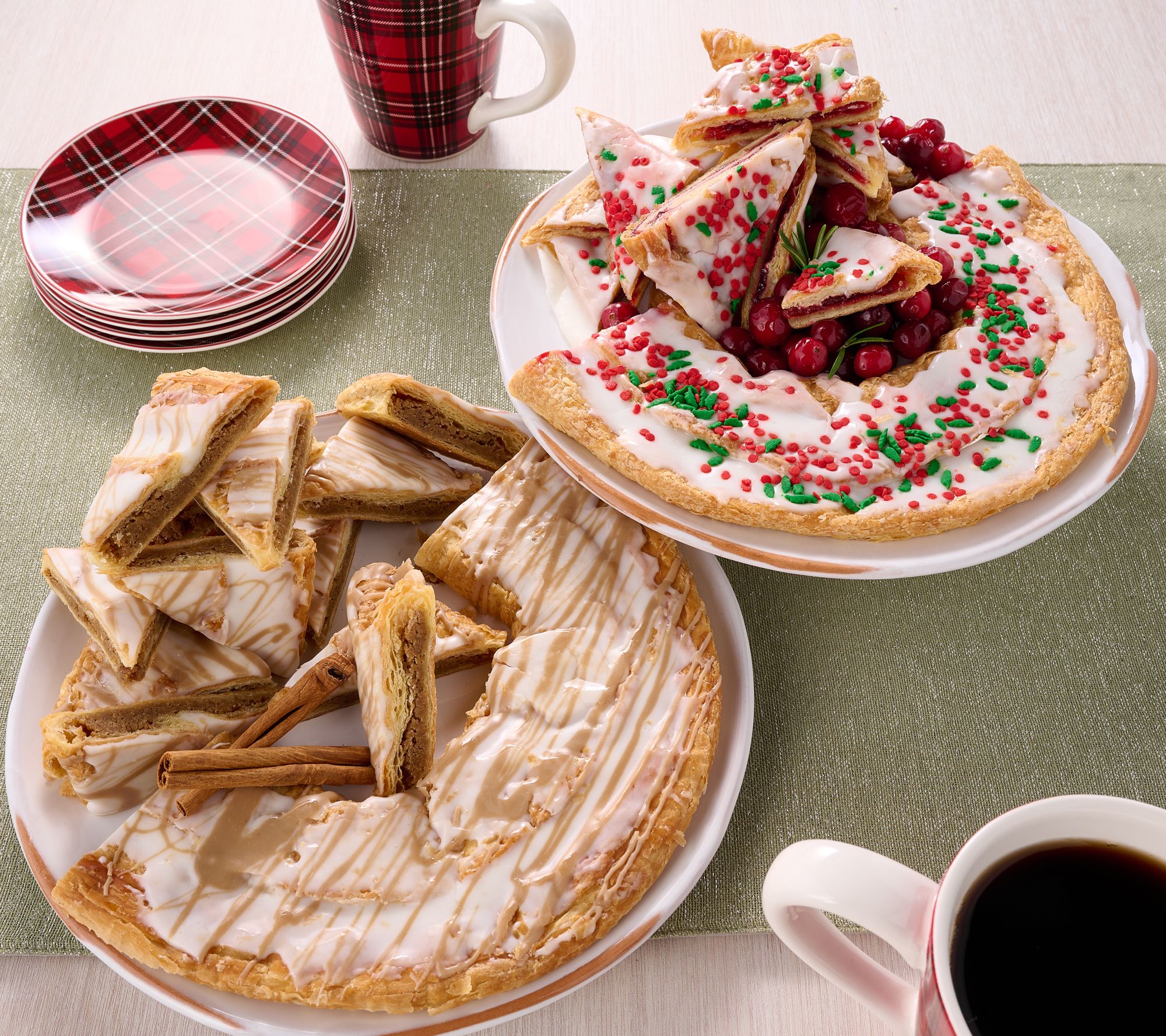 SH12/7 Racine (2)22oz Santa's Cinnaberry & Gingerbread Kringle